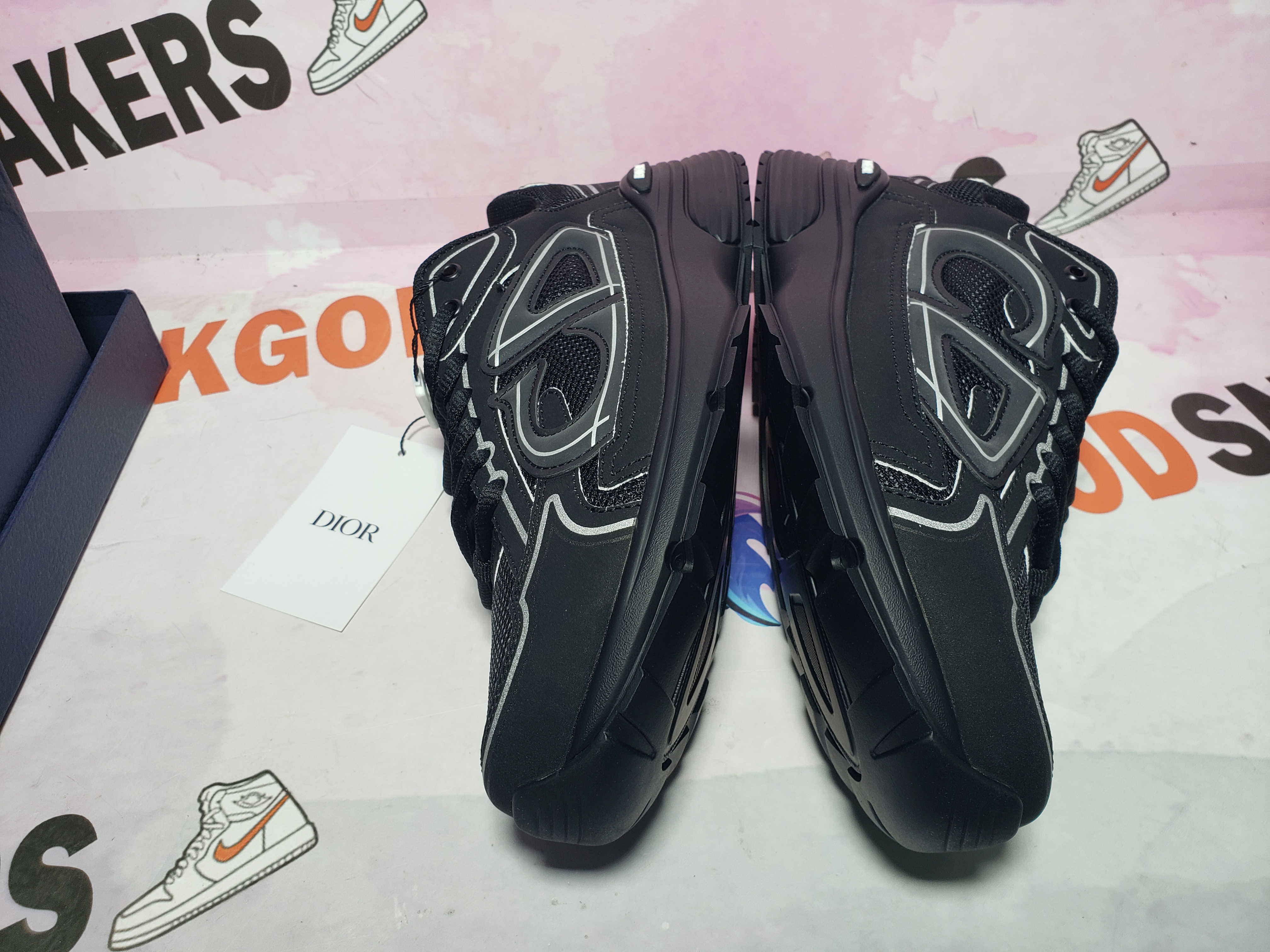 【Flash Sales】PKGoden Dior B30 Light Grey Sneakers New Reflective 3SN27ZIR-16536