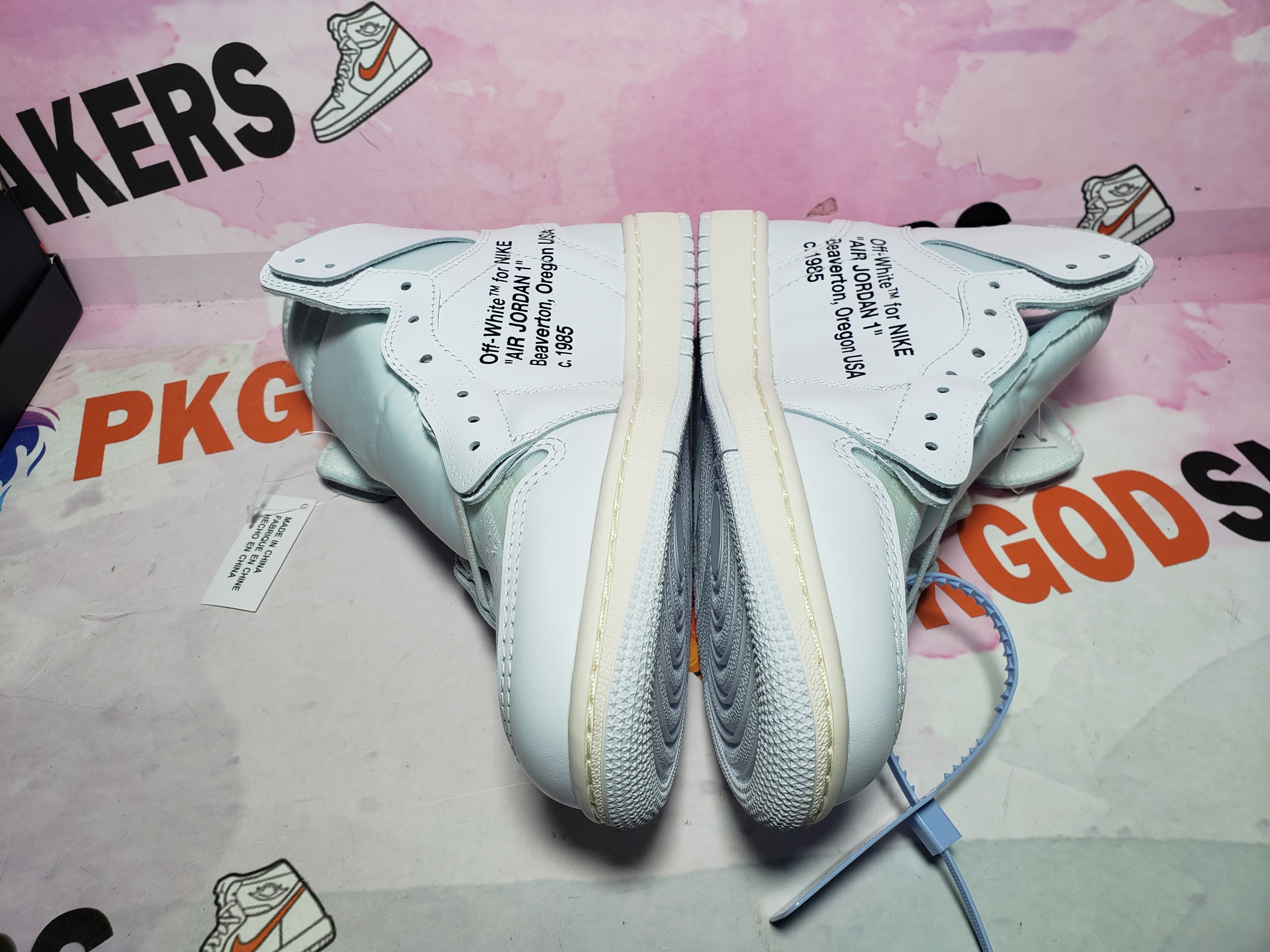 PKGoden Jordan 1 Retro High Off-White White AQ0818-100