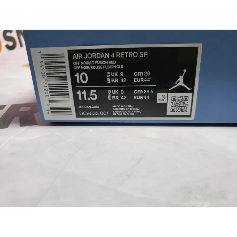 PKGoden Jordan 4 Retro Union Off Noir DC9533-001