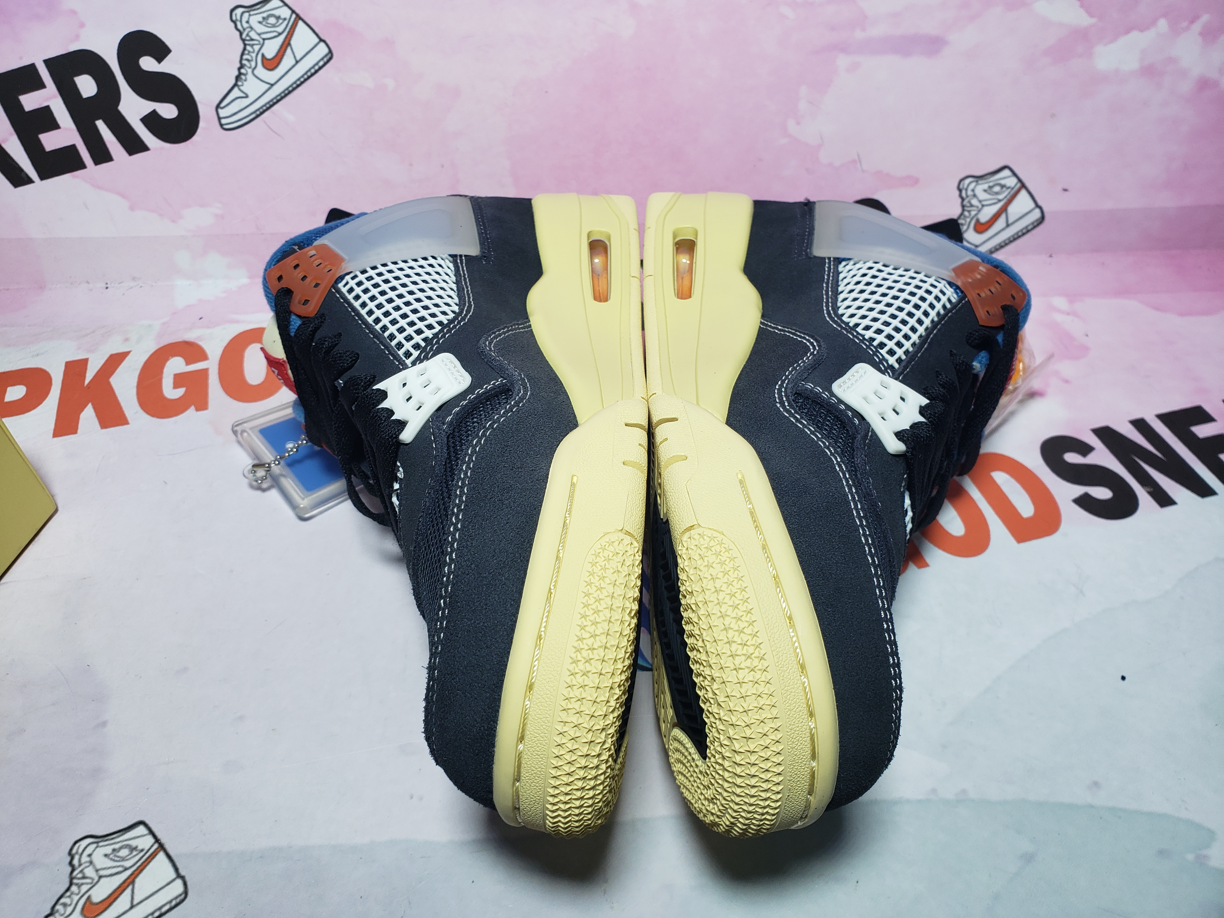 PKGoden Jordan 4 Retro Union Off Noir DC9533-001