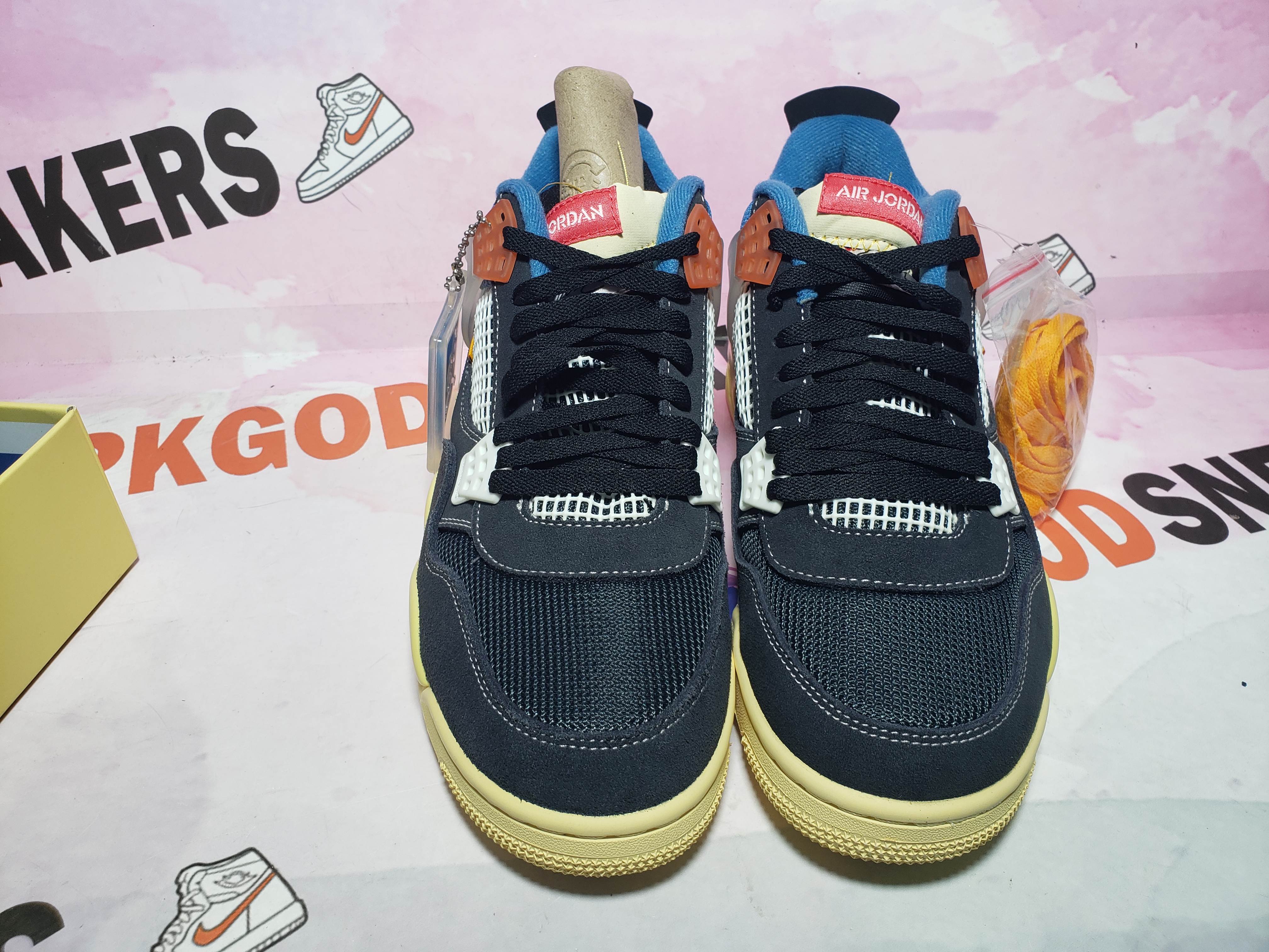 PKGoden Jordan 4 Retro Union Off Noir DC9533-001