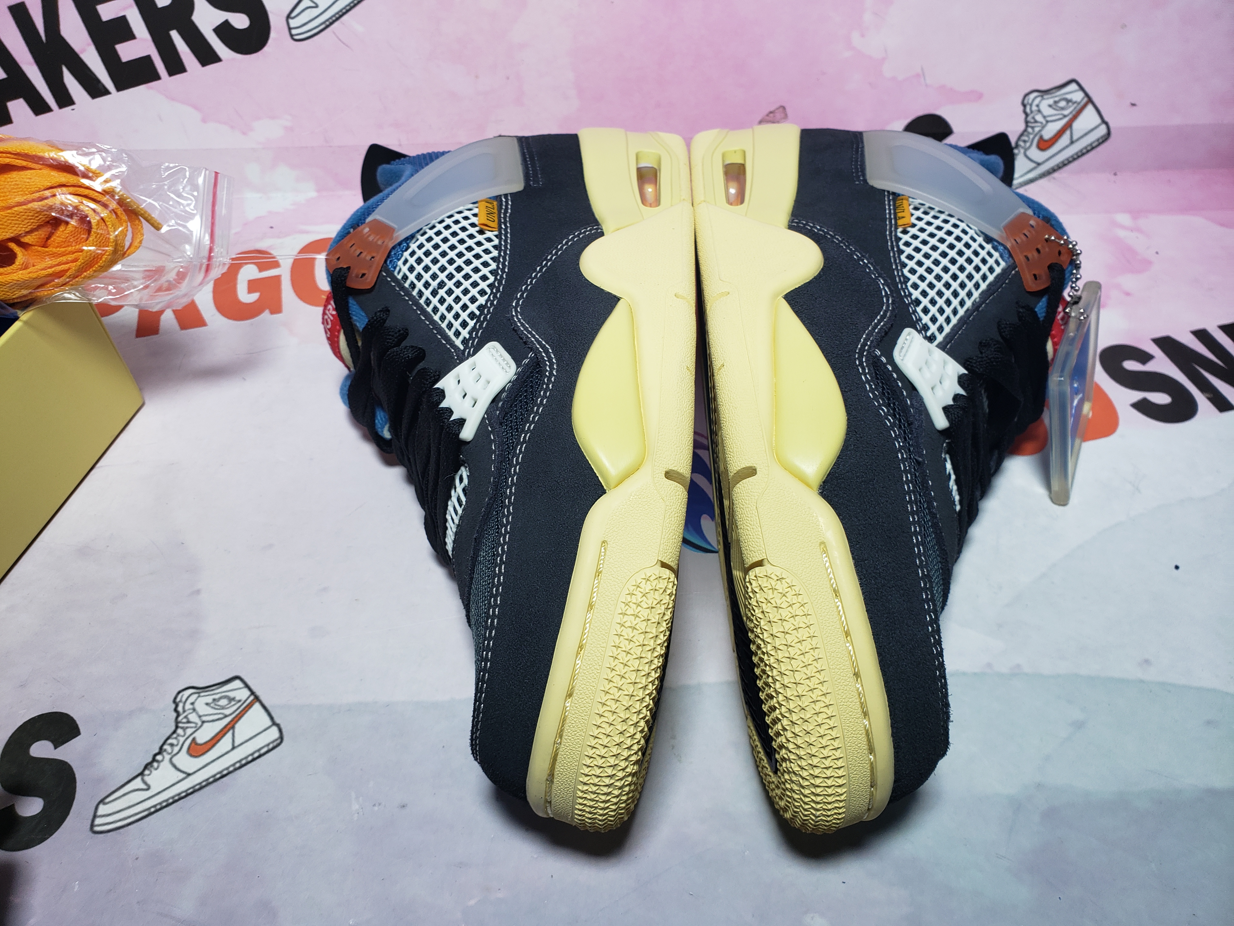 PKGoden Jordan 4 Retro Union Off Noir DC9533-001