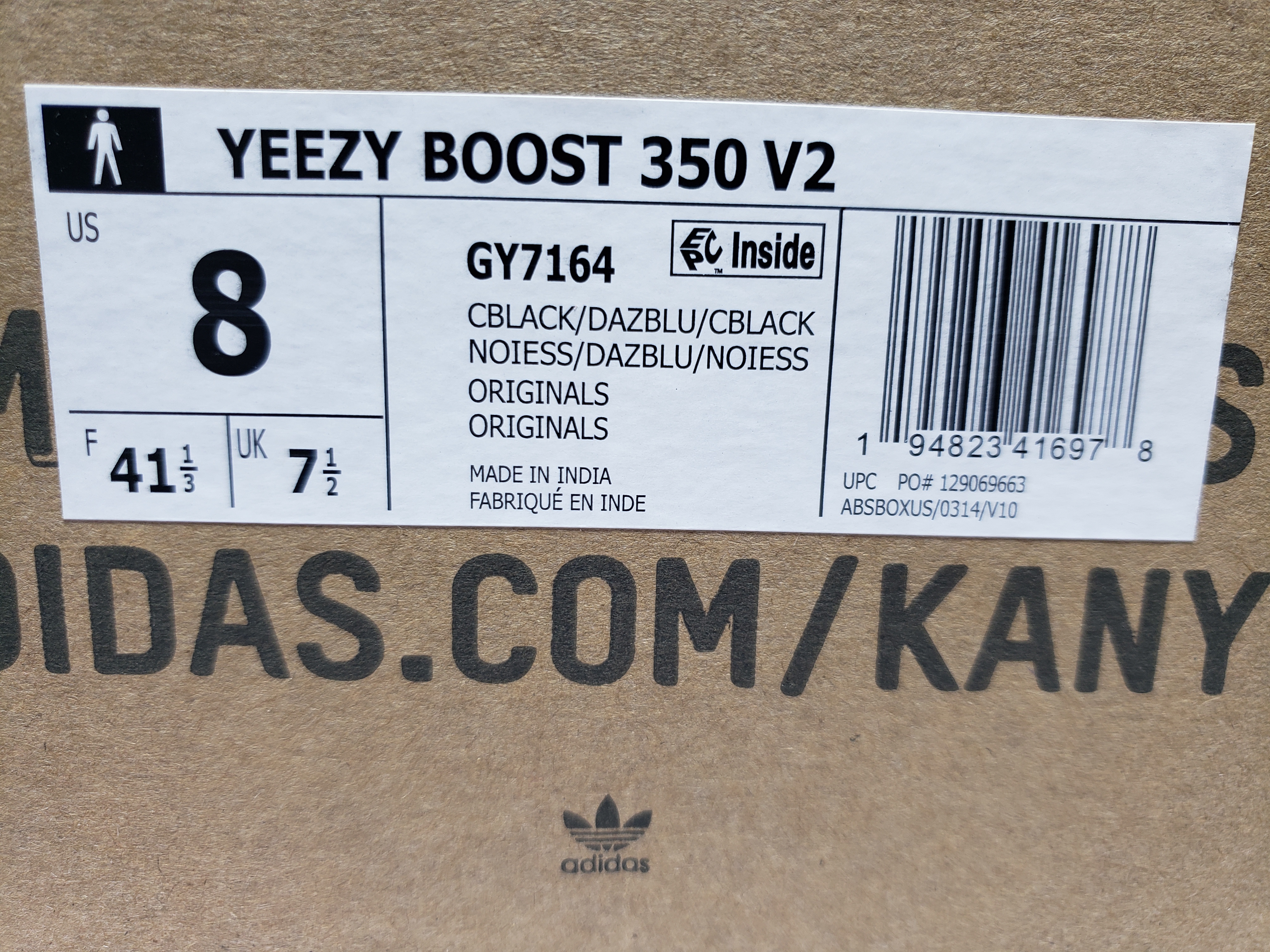⚡29$ ⚡ Yeezy Boost 350 V2 Dazzling Blue  GY7164