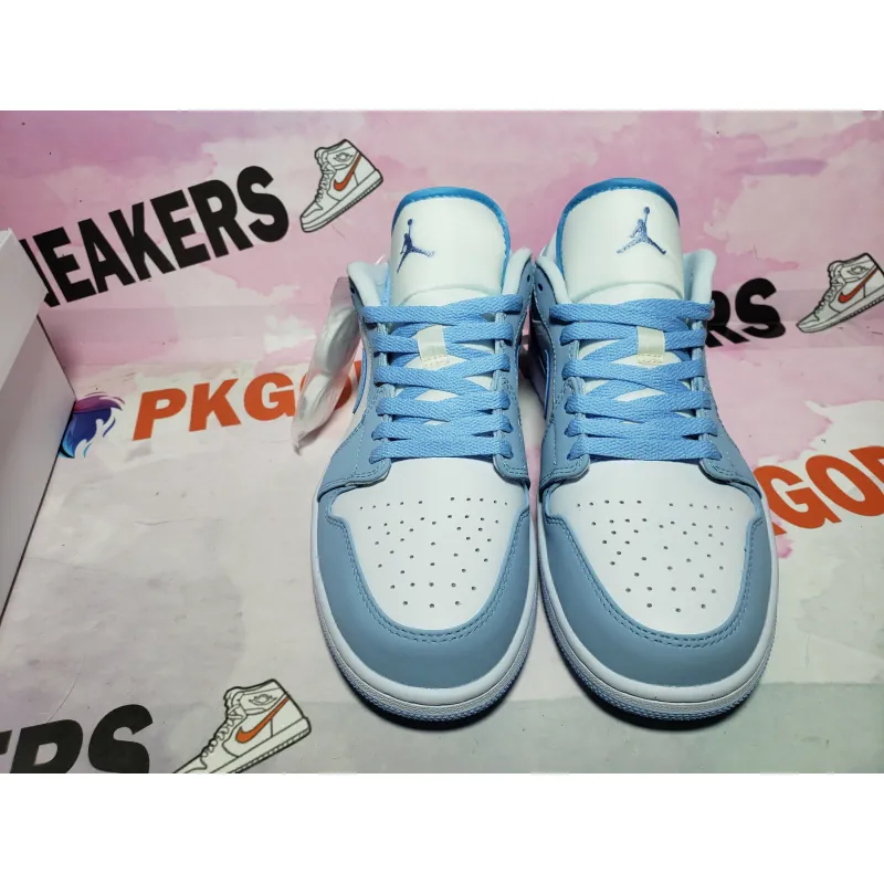 BoostMasterLin Travis Scott x Air Jordan 1 Low White Blue DC0774-141