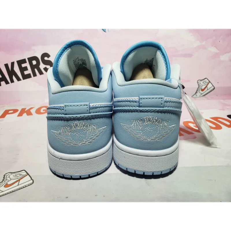 BoostMasterLin Travis Scott x Air Jordan 1 Low White Blue DC0774-141