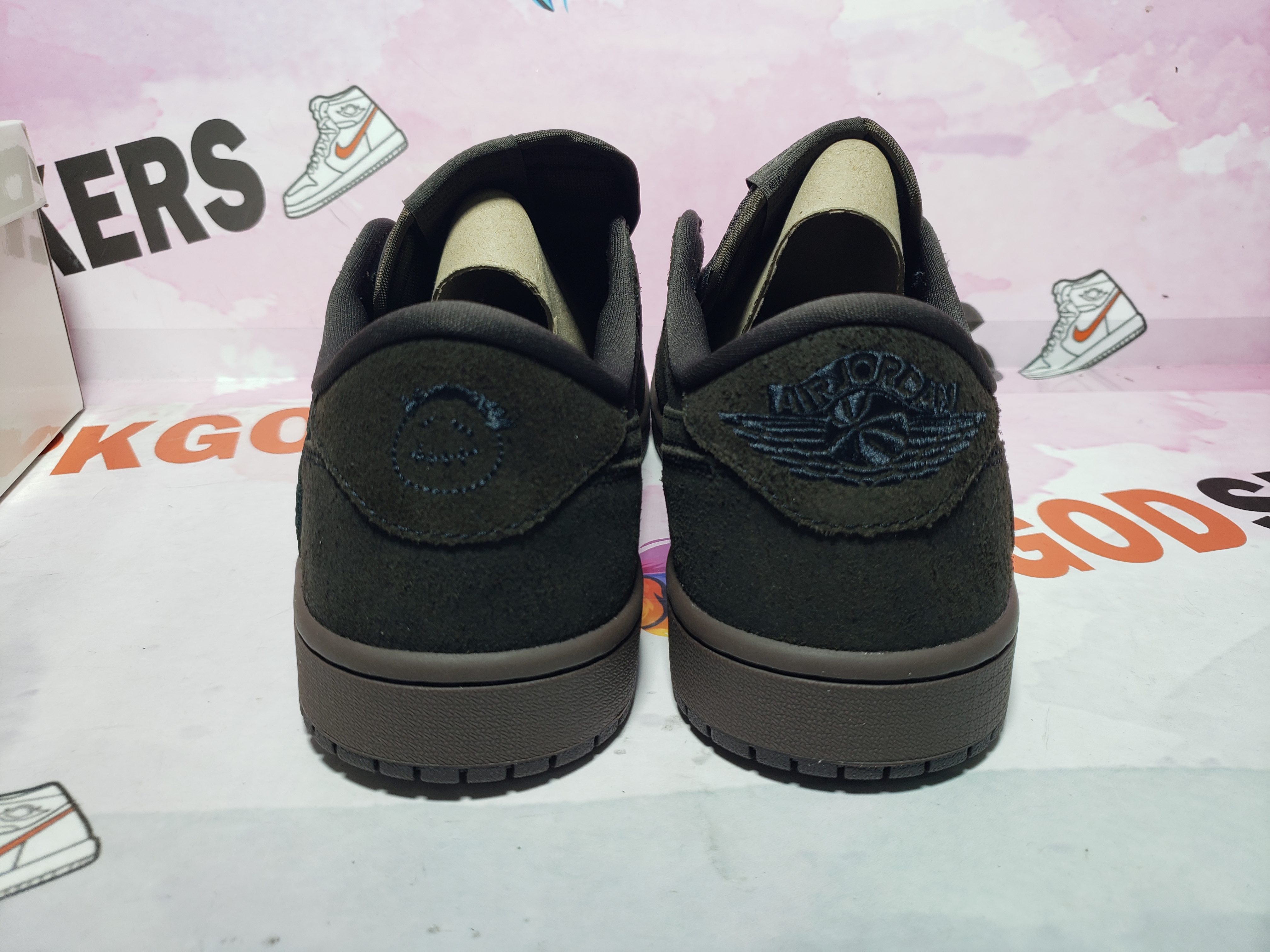 PKGoden Travis Scott x Air Jordan 1 Retro Low OG SP Velvet Brown DM7866-202 