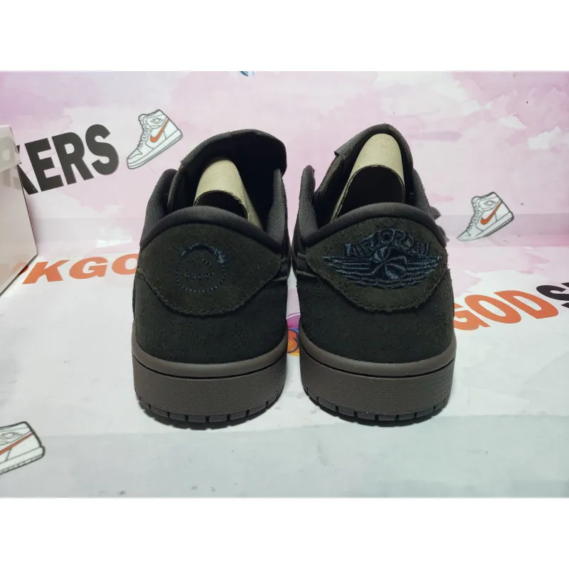 PKGoden Travis Scott x Air Jordan 1 Retro Low OG SP Velvet Brown DM7866-202 
