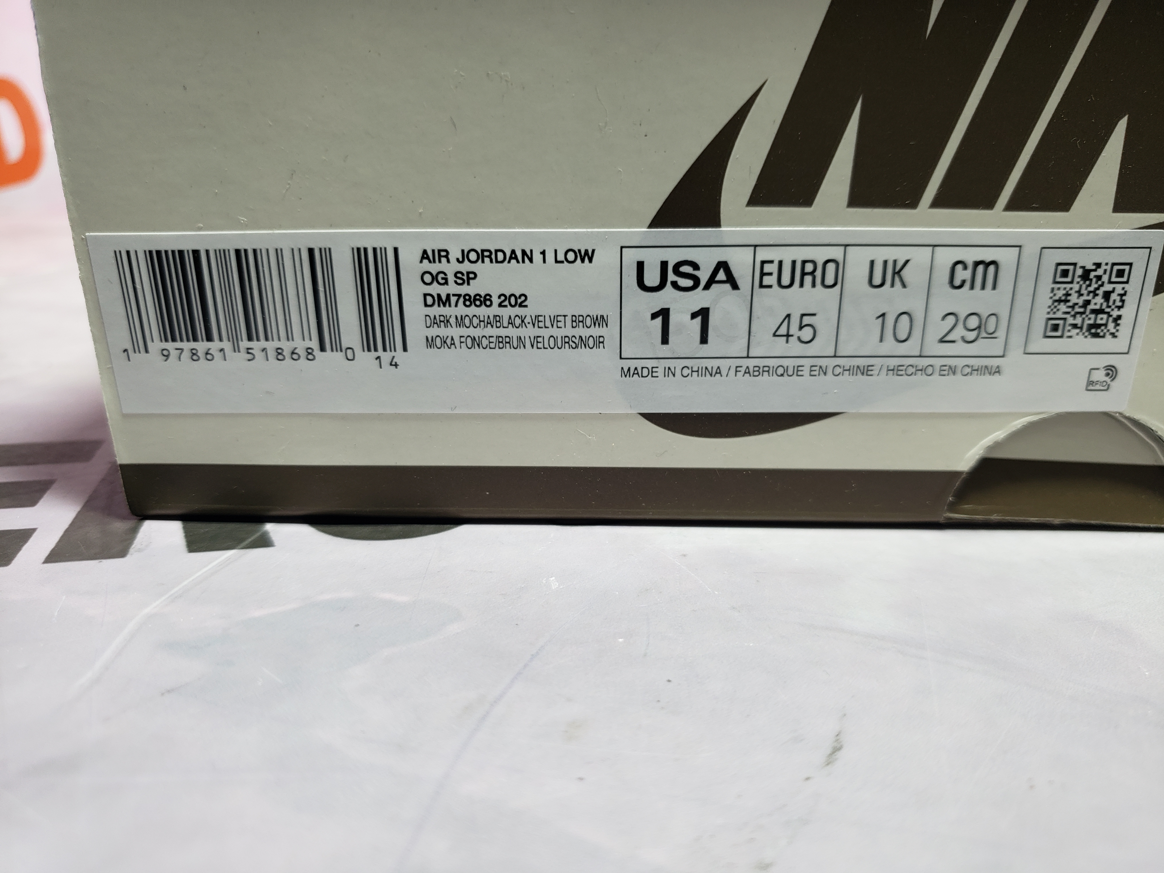 PKGoden Travis Scott x Air Jordan 1 Retro Low OG SP Velvet Brown DM7866-202 