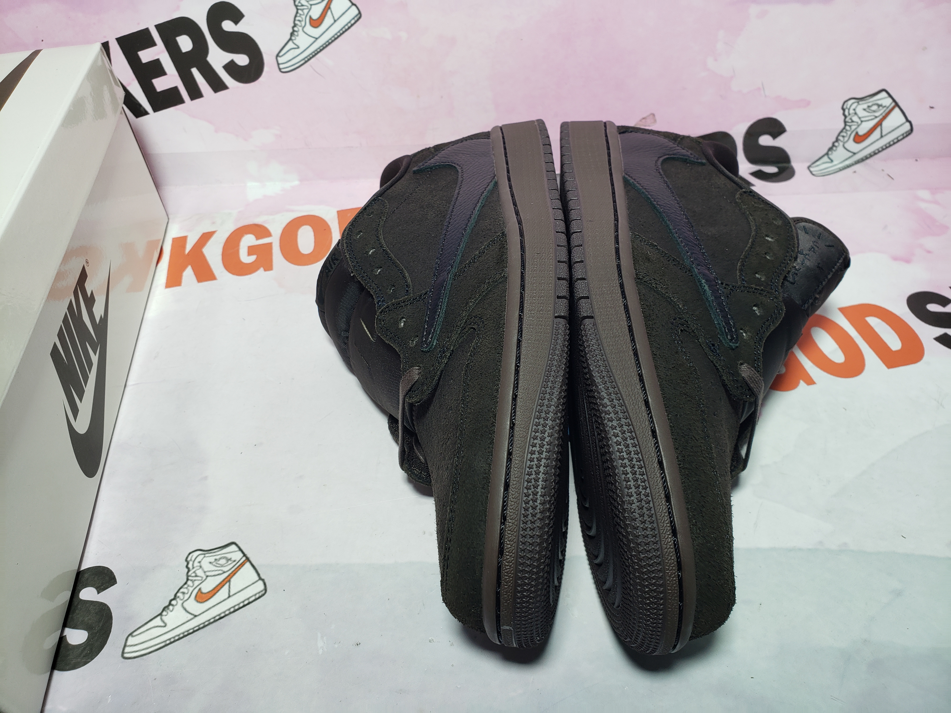PKGoden Travis Scott x Air Jordan 1 Retro Low OG SP Velvet Brown DM7866-202 