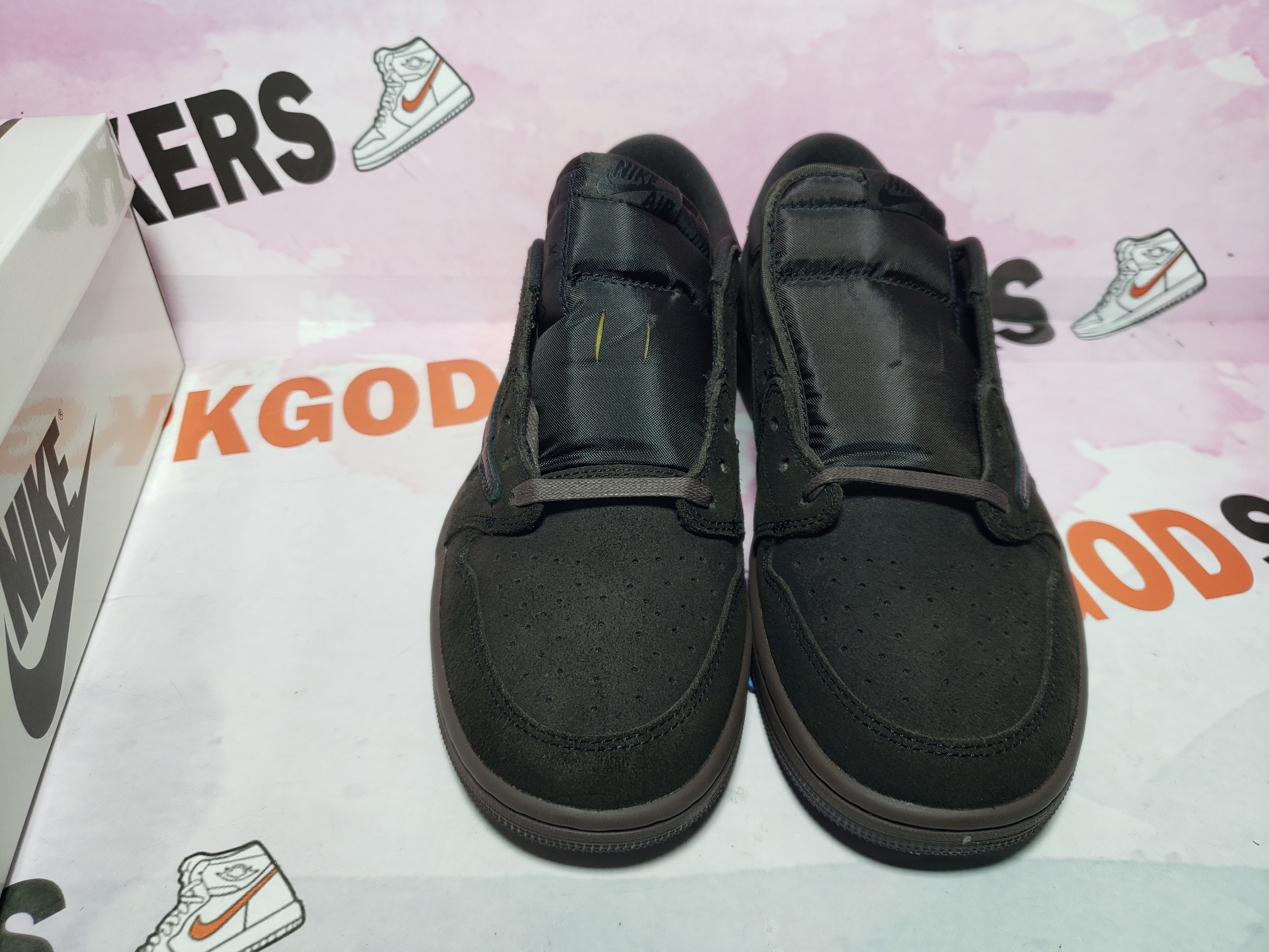 PKGoden Travis Scott x Air Jordan 1 Retro Low OG SP Velvet Brown DM7866-202 