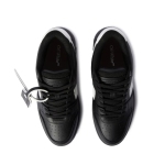 OFF-WHITE Out Of Office OOO Low Tops Black Grey White FW23,OMIA189C99LEA0061001