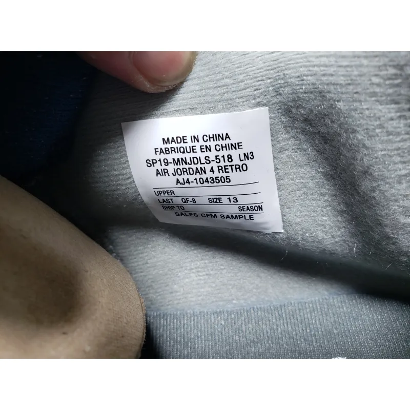 OG Jordan 4 Retro Georgetown,AJ4-1043505