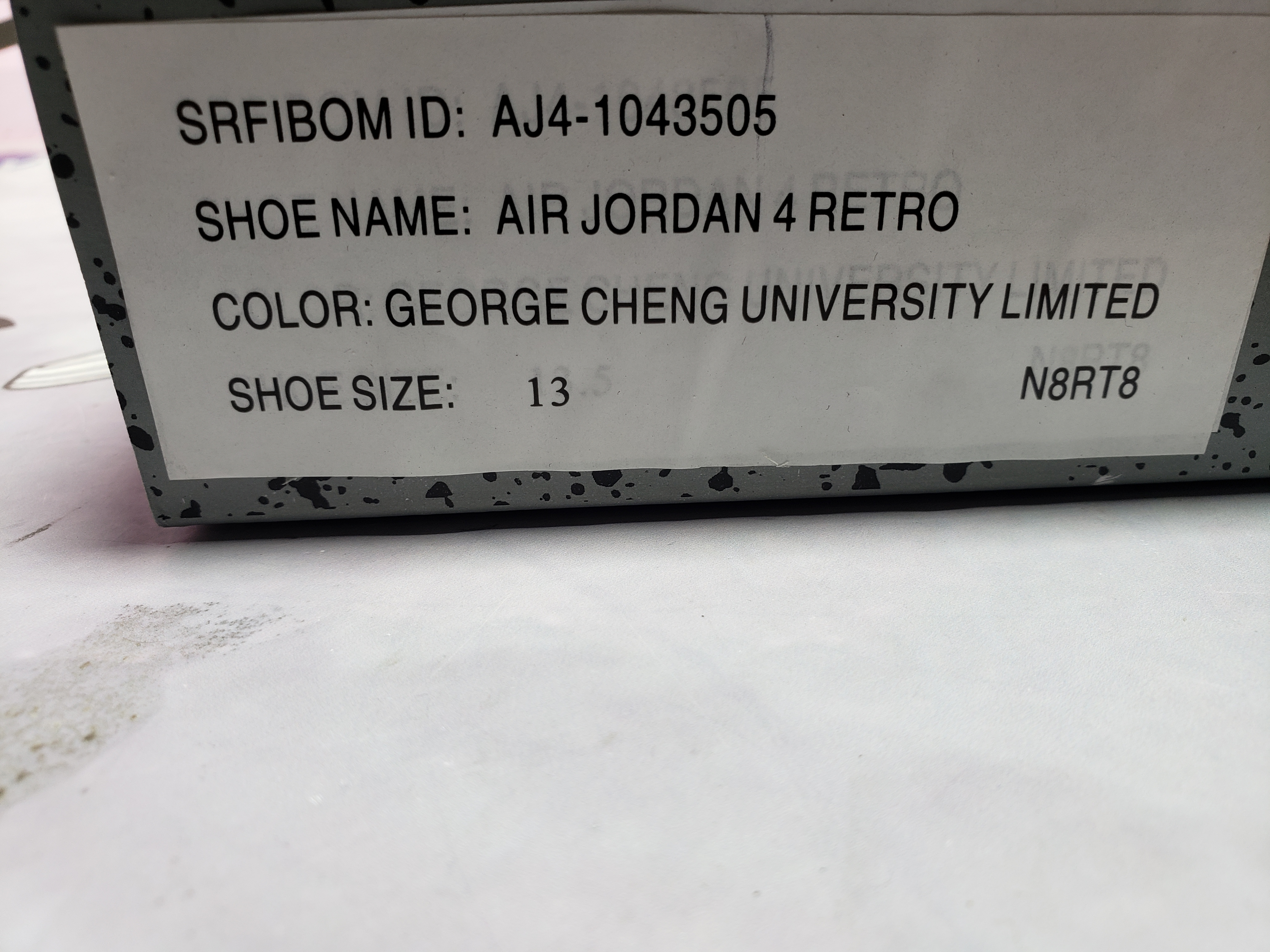 OG Jordan 4 Retro Georgetown,AJ4-1043505