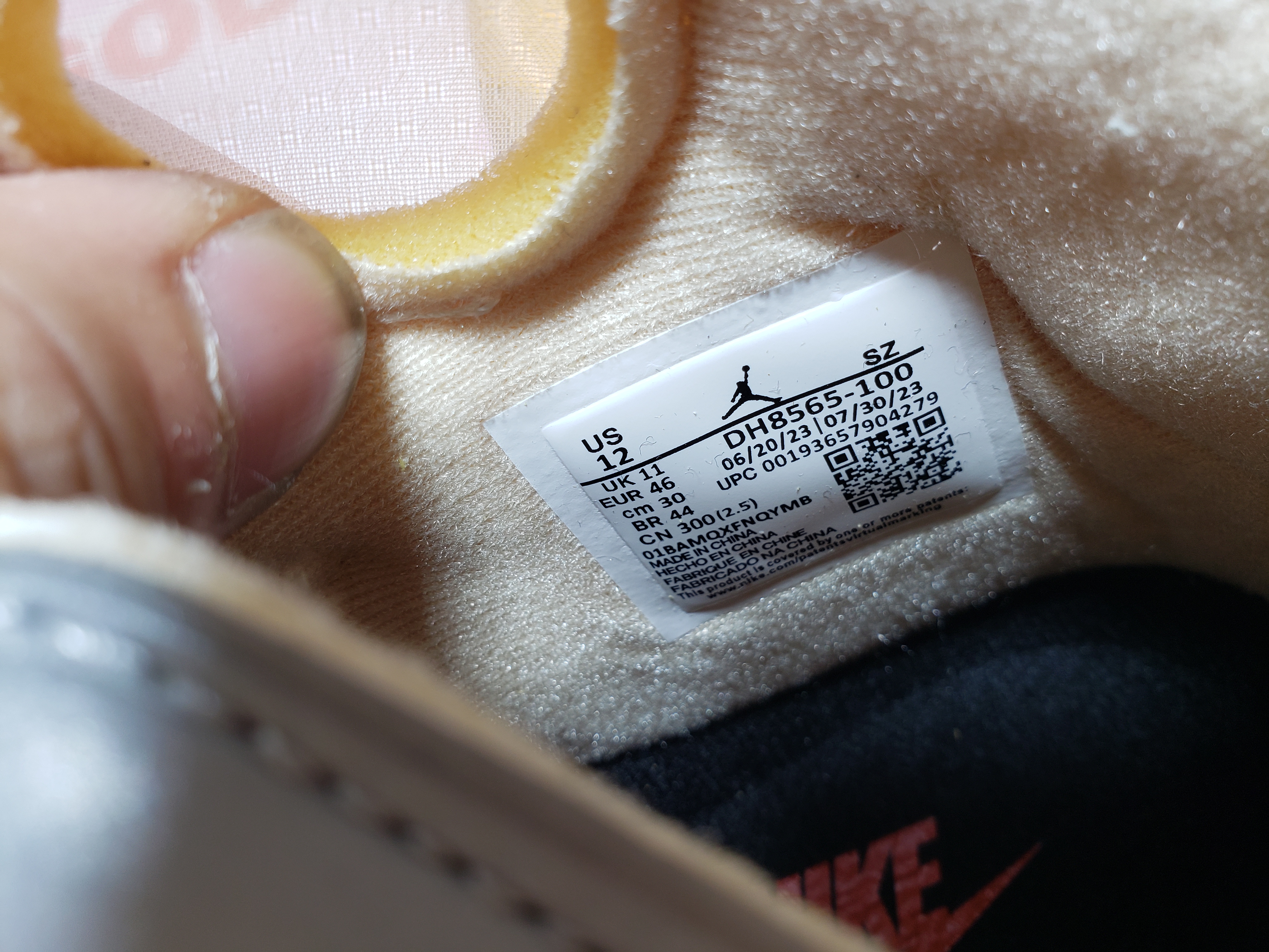 OG Jordan 5 Retro OFF-WHITE Sail DH8565-100