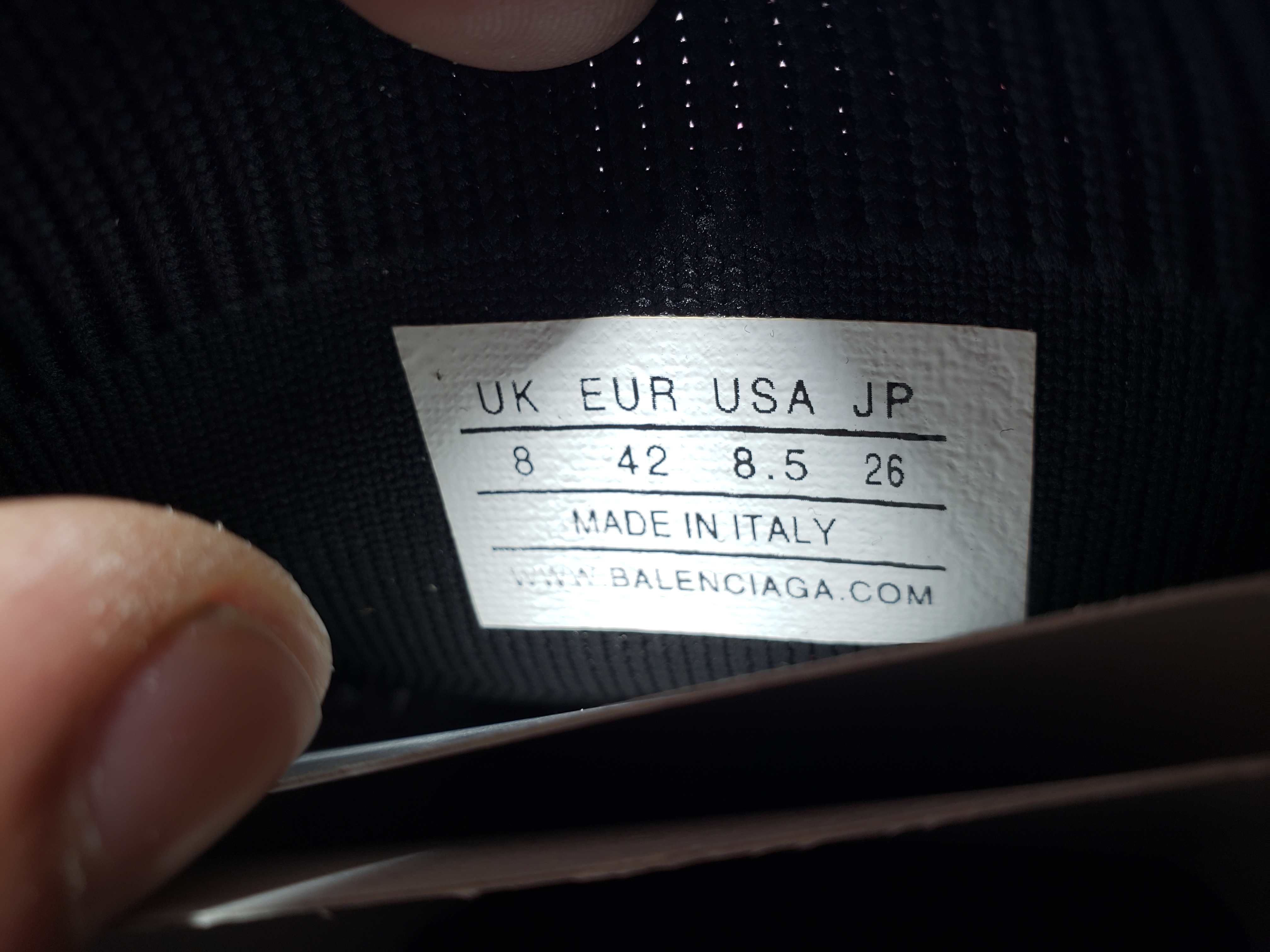 PKGoden Balenciaga socks Sneaker Speed Trainer Black