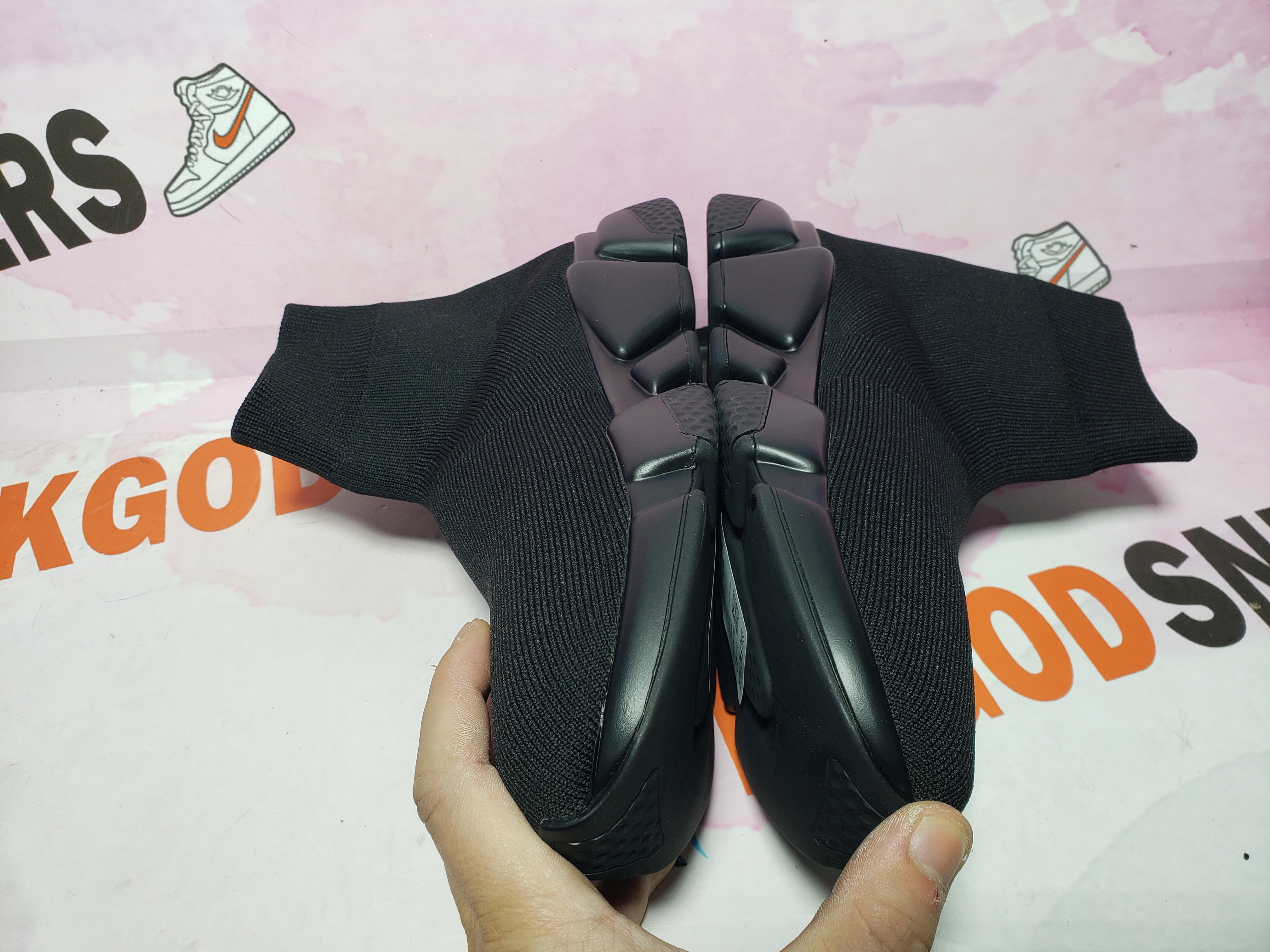 PKGoden Balenciaga socks Sneaker Speed Trainer Black