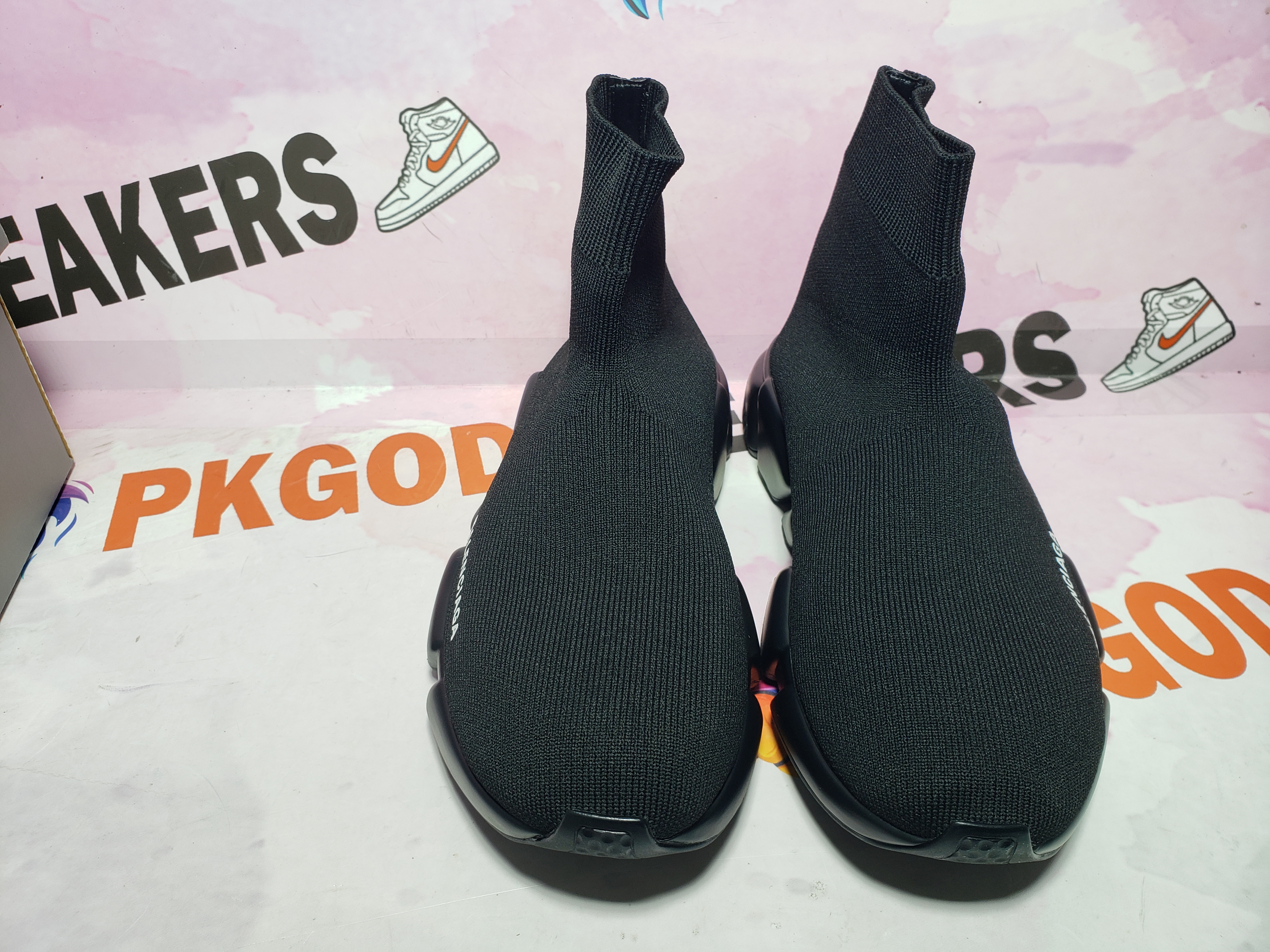 PKGoden Balenciaga socks Sneaker Speed Trainer Black