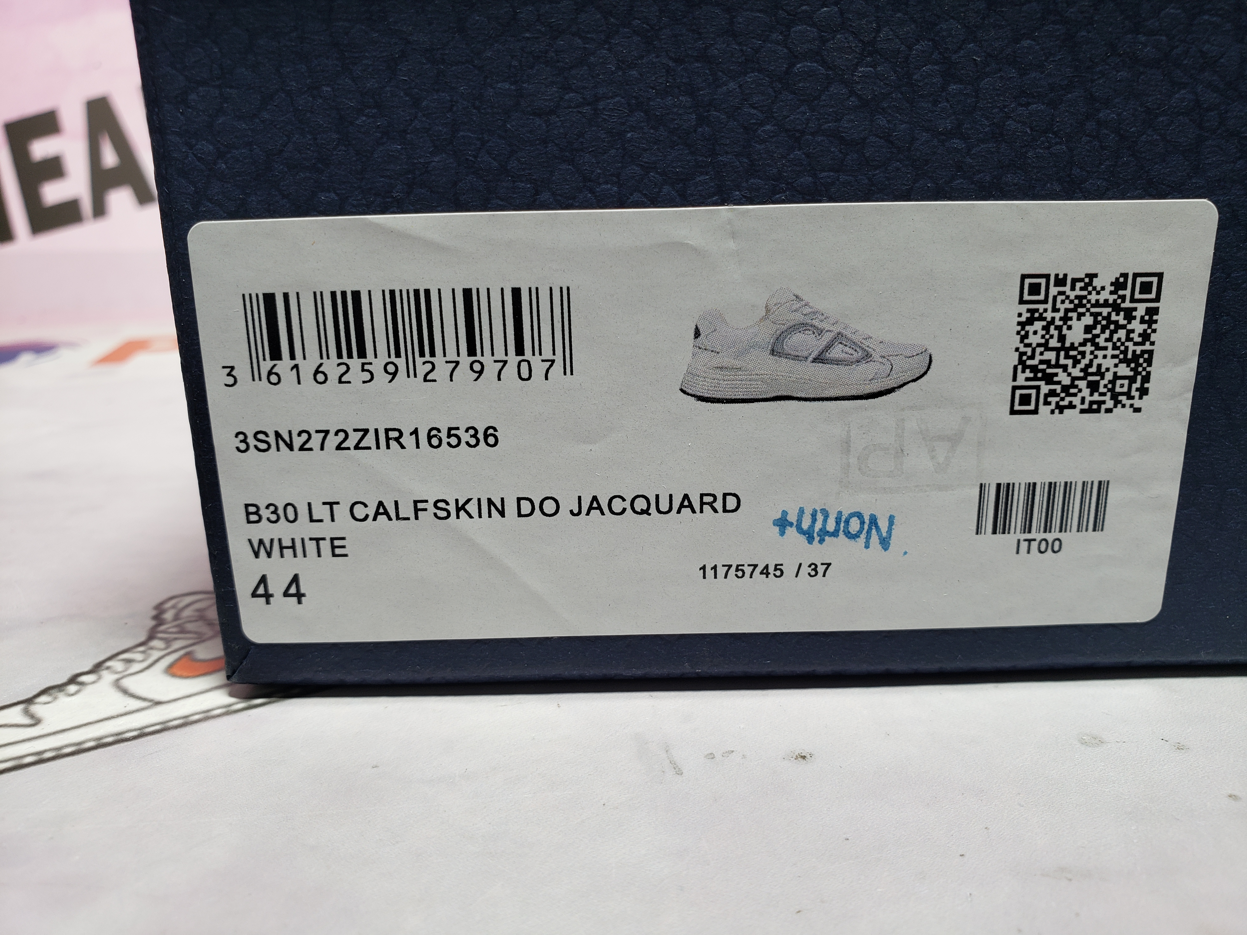 PKGoden Dior B30 Light Grey Sneakers White