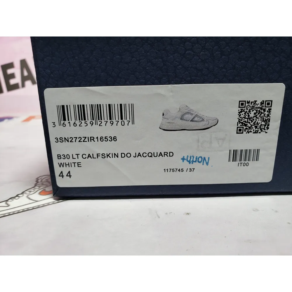 PKGoden Dior B30 Light Grey Sneakers White