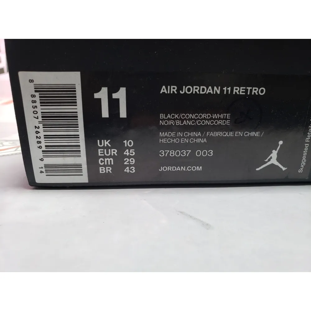 PKGoden Jordan 11 Retro Space Jam (2016) 378037-003