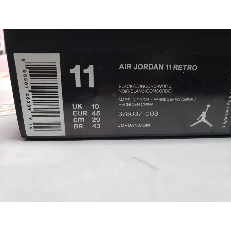 PKGoden Jordan 11 Retro Space Jam (2016) 378037-003
