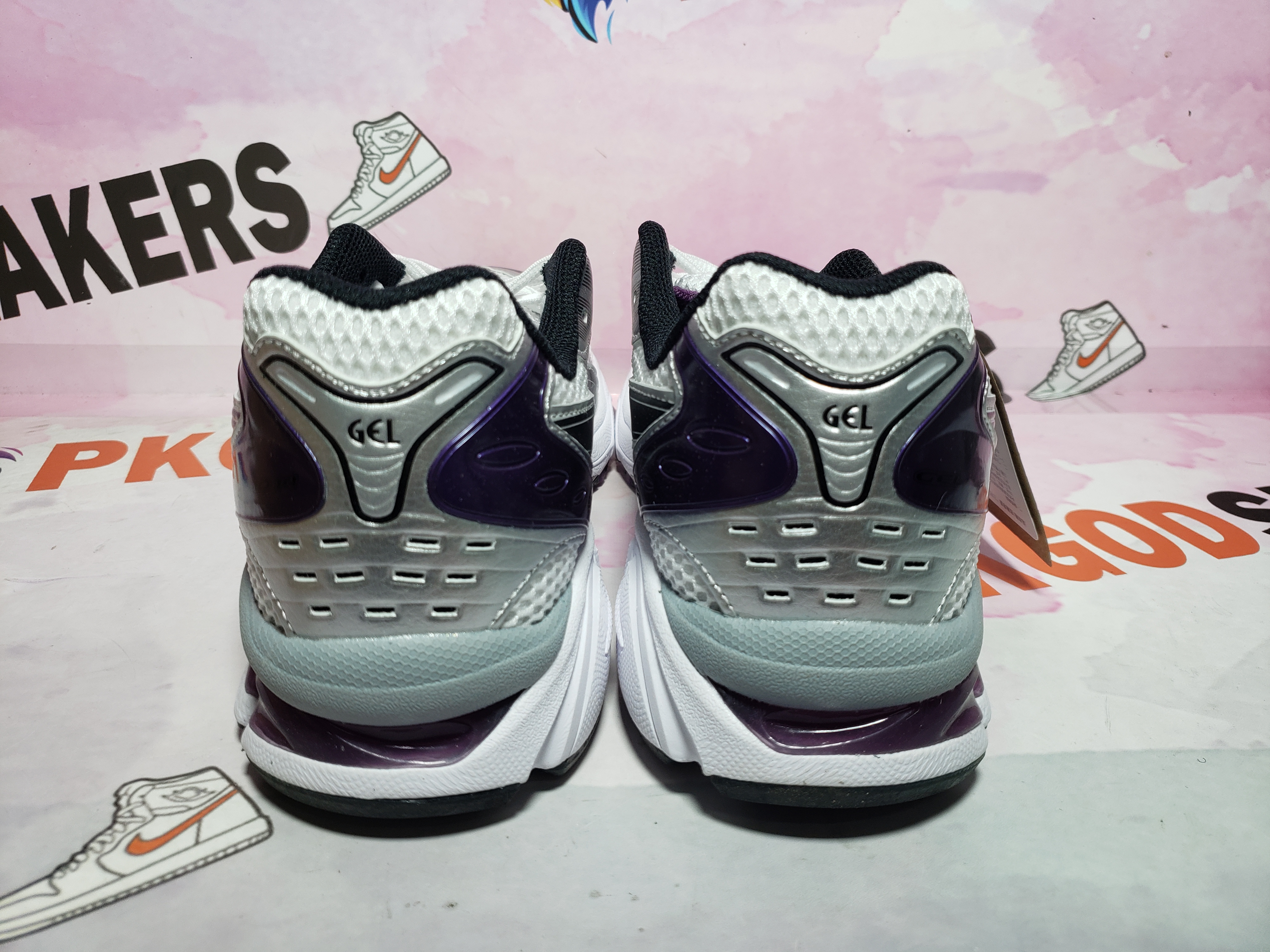 【Flash Sales】Special Sale ASICS Gel-Kayano 14 White Dark Grape 1202A056-111