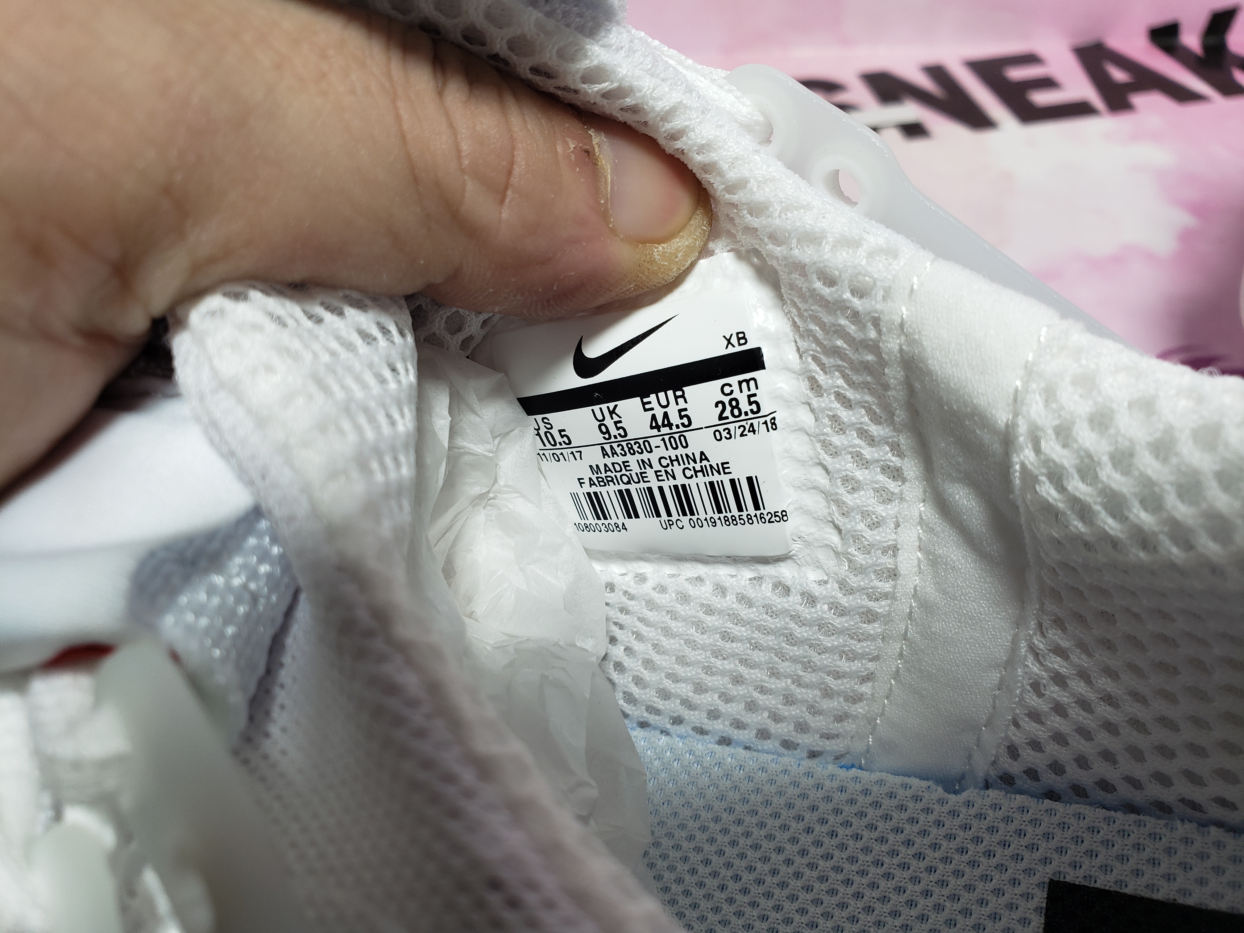 PKGoden OFF-WHITE x Air Presto White AA3830-100