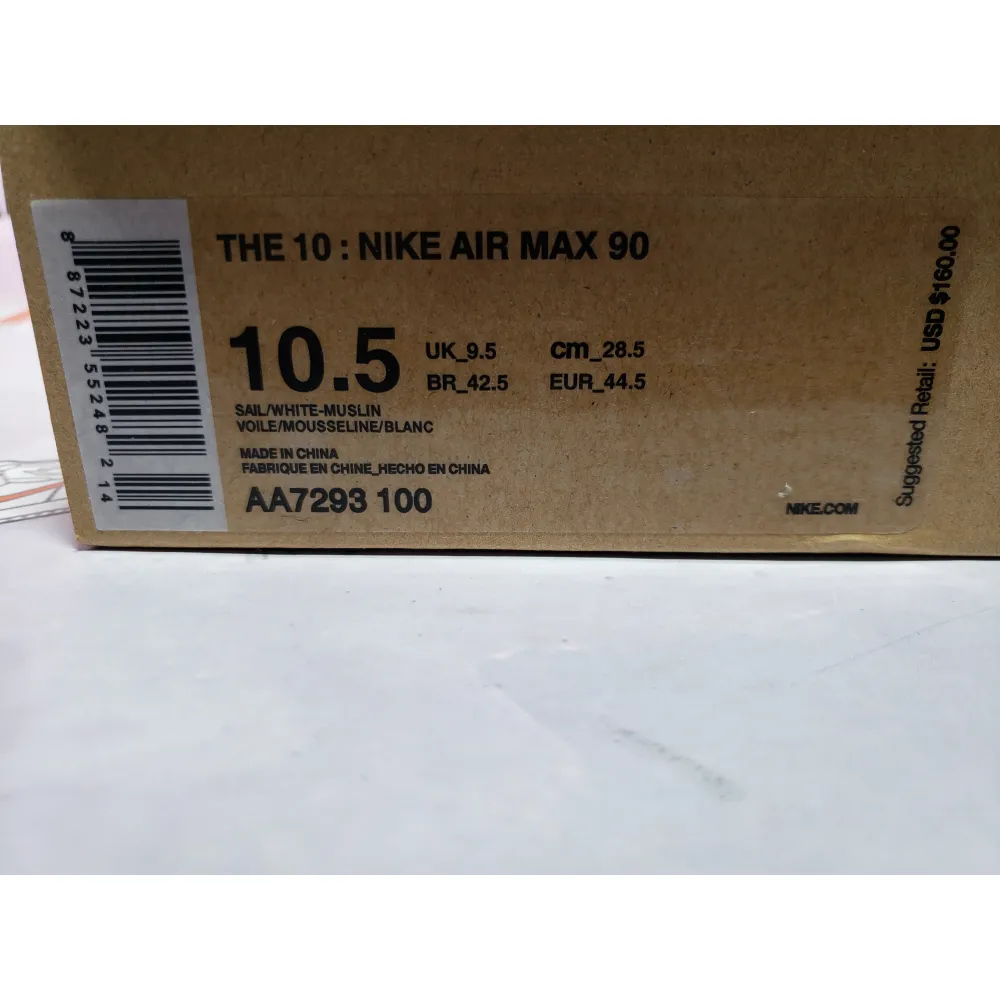 PKGoden Air Max 90 OFF-WHITE AA7293-100