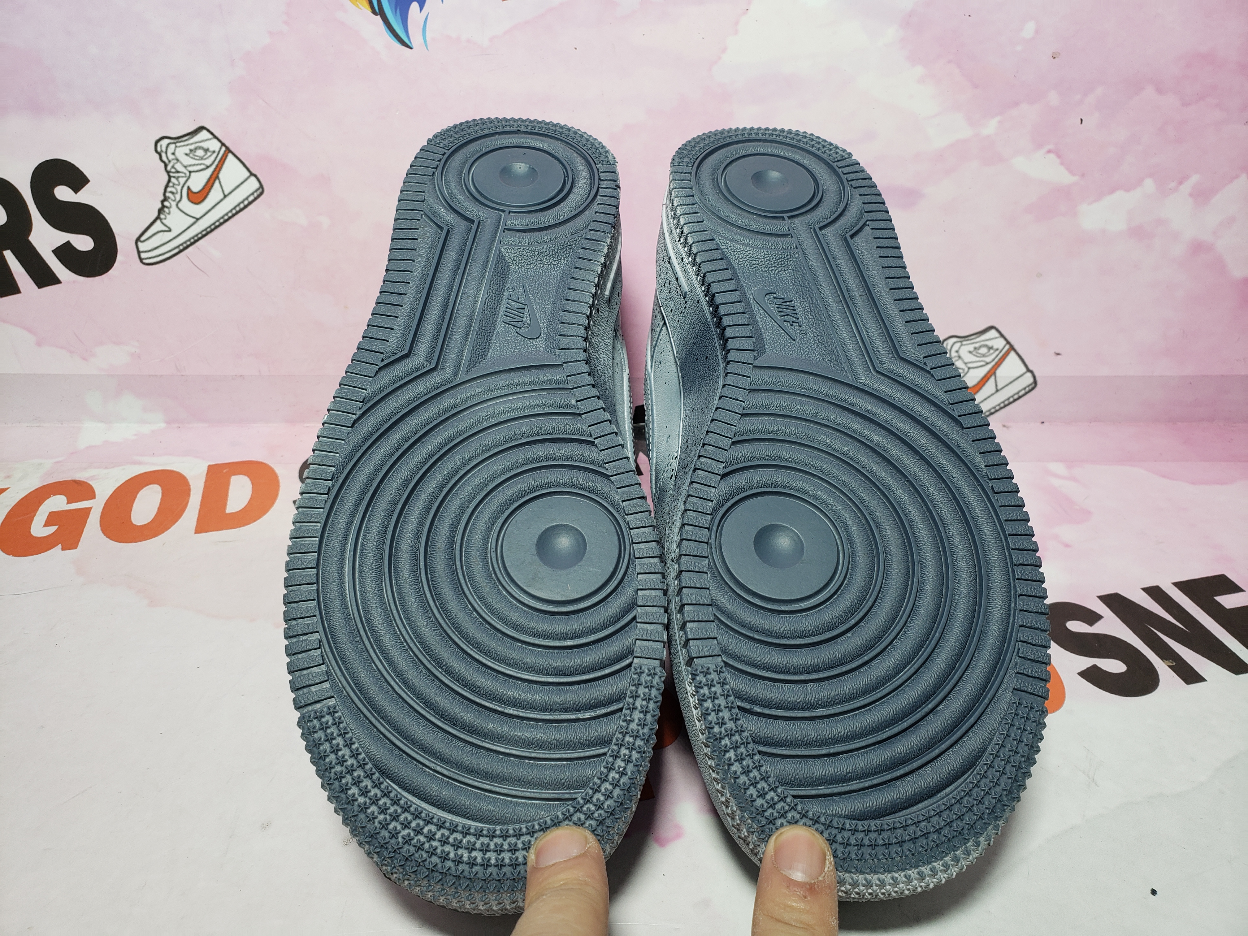 PKGoden Chrome Hearts x Air Force 1 Low blue