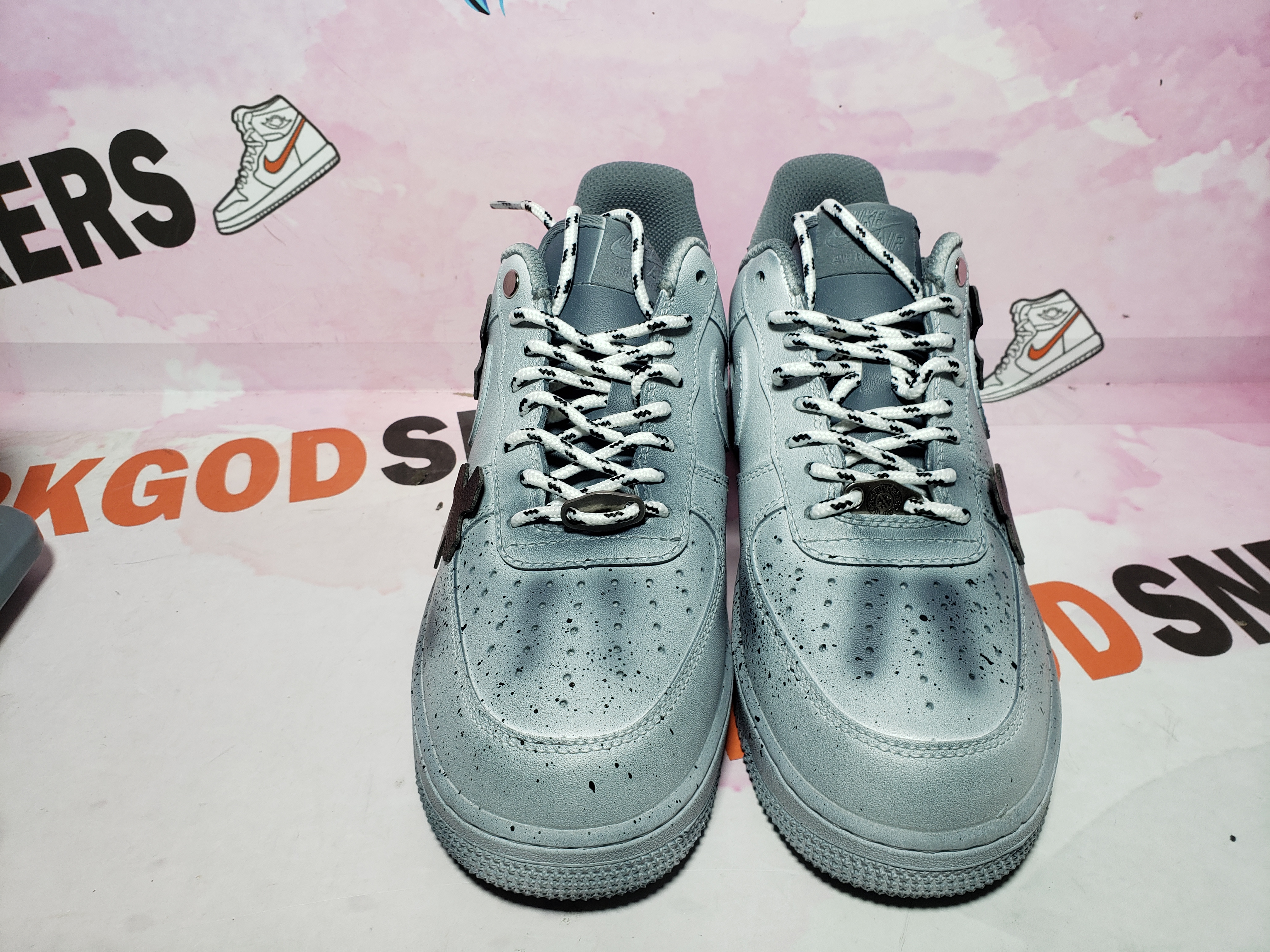 PKGoden Chrome Hearts x Air Force 1 Low blue