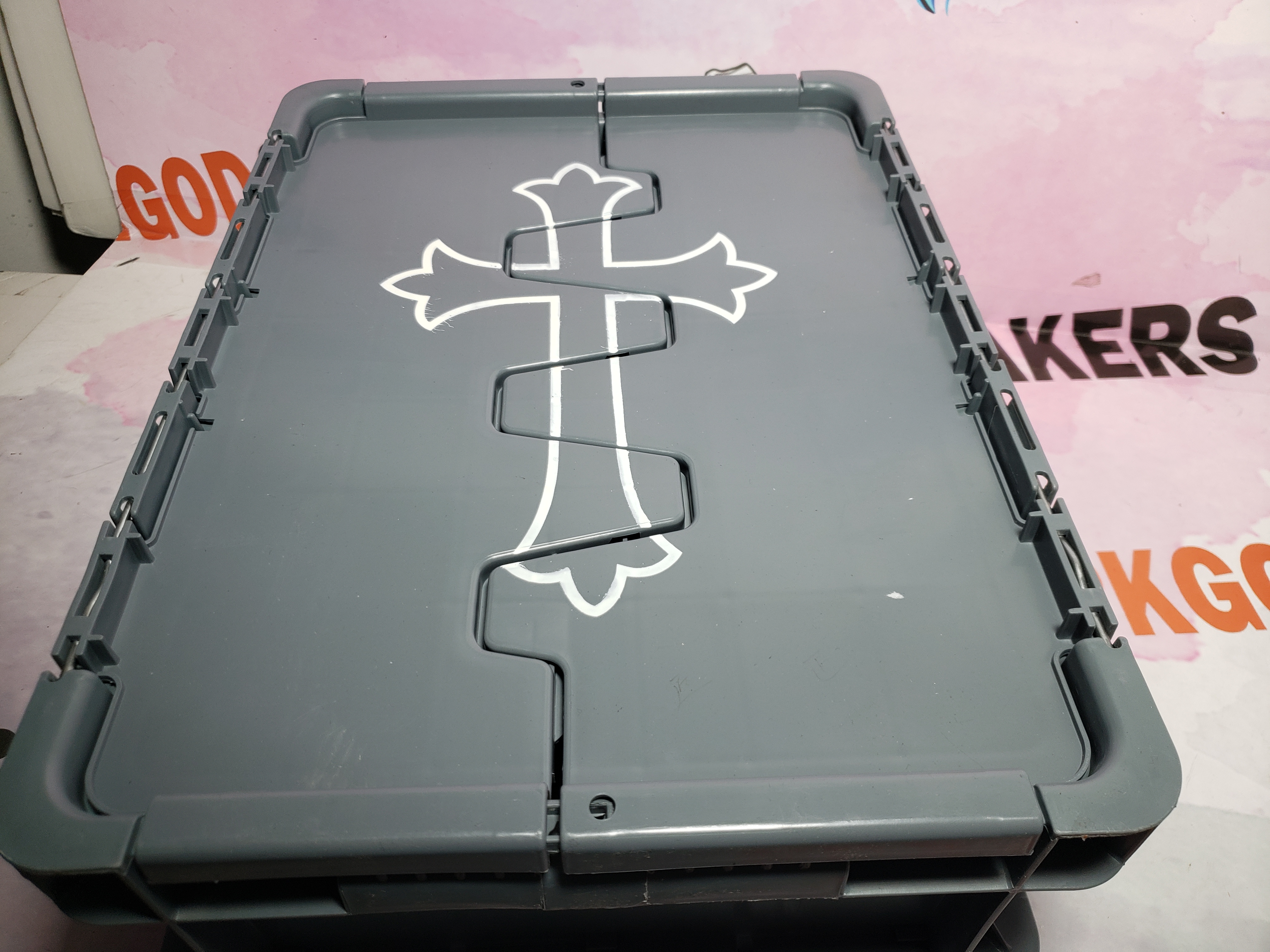 PKGoden Chrome Hearts x Air Force 1 Low blue