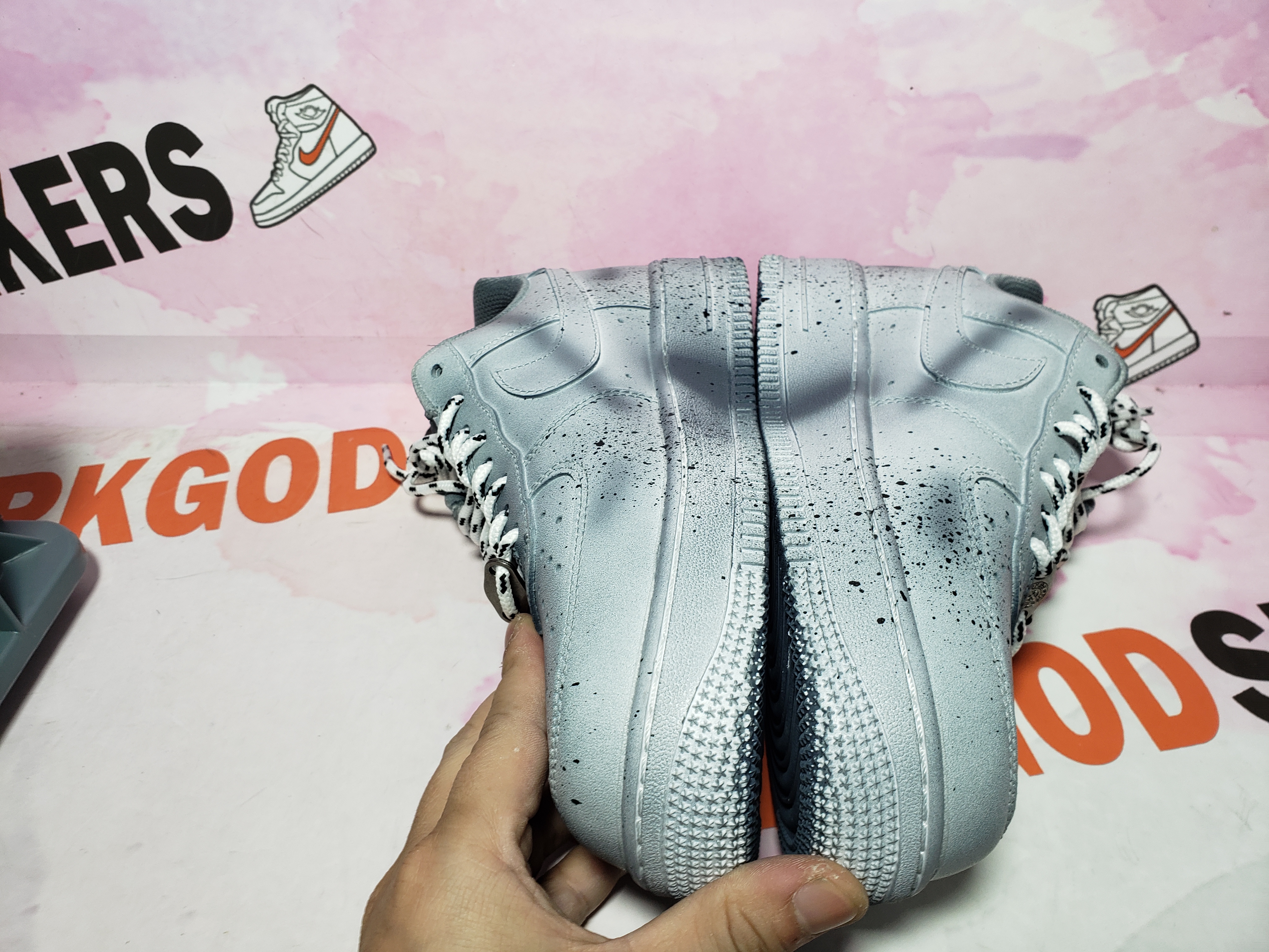 PKGoden Chrome Hearts x Air Force 1 Low blue