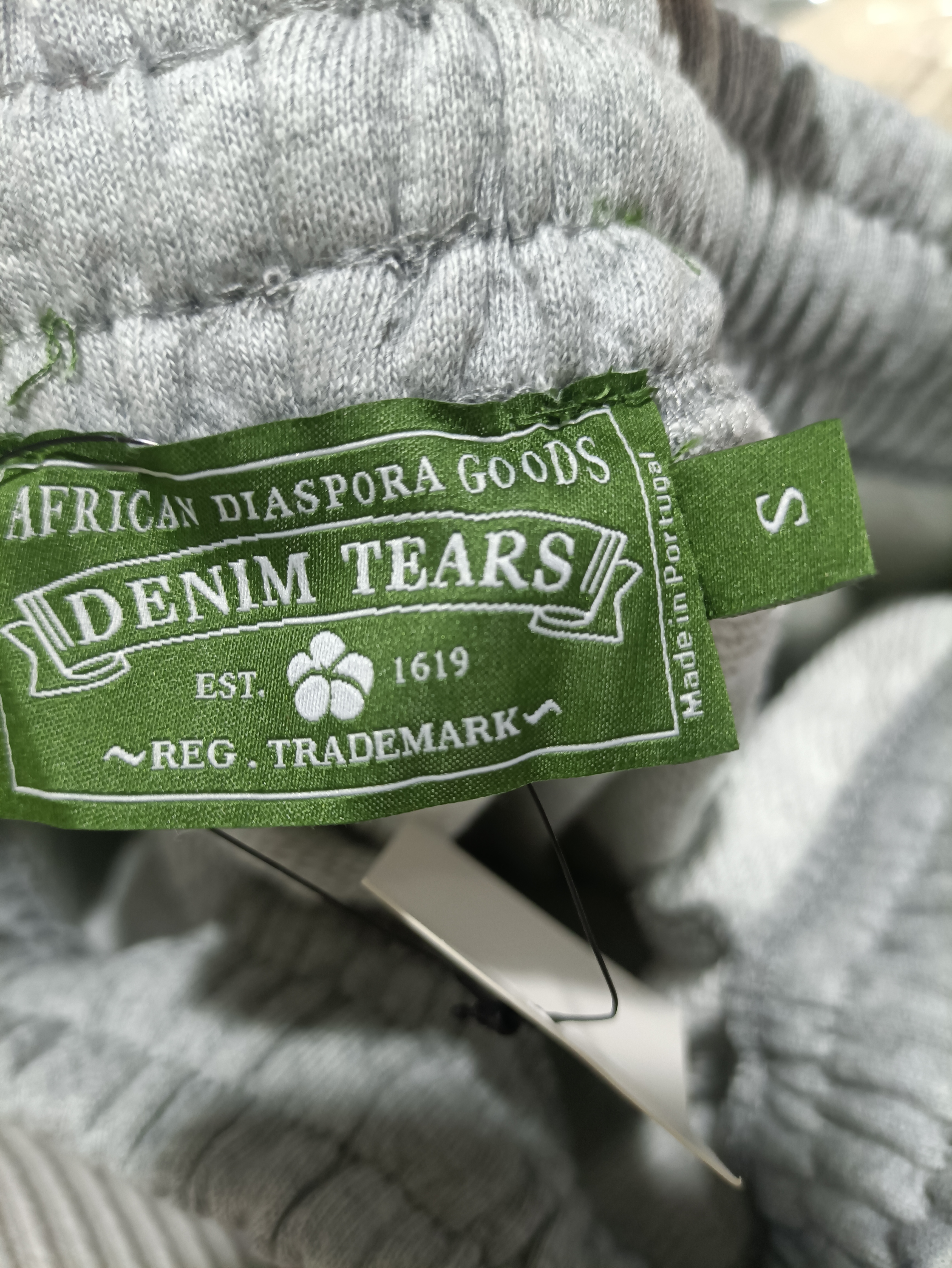 Denim Tears pants Grey White