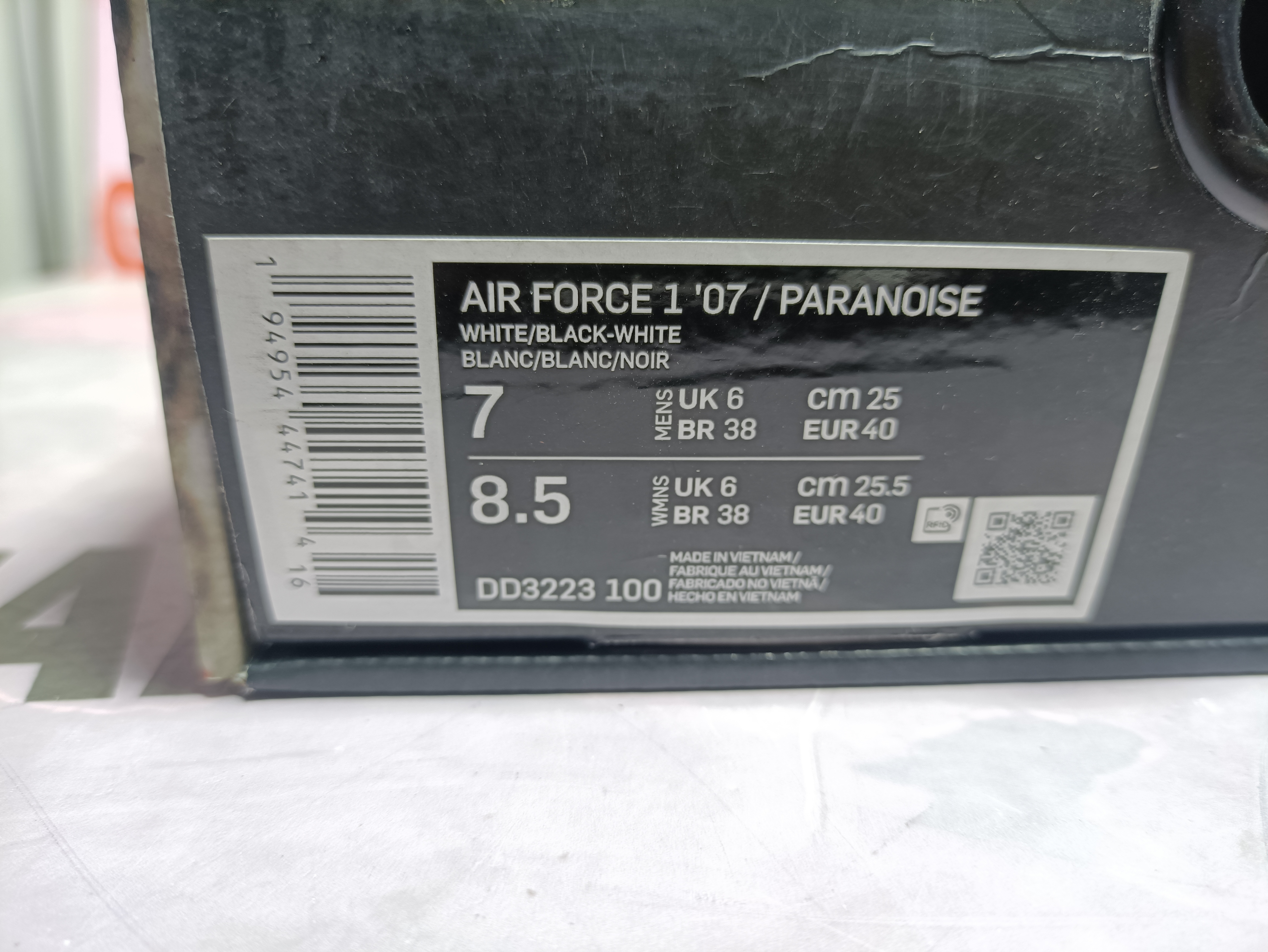 PKGoden Air Force 1 Low G-Dragon Peaceminusone Para-Noise 2.0 DD3223-100