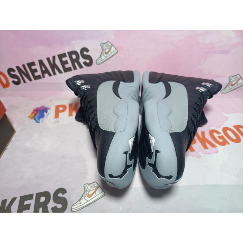 PKGoden Air Jordan 12 Retro Black and wolf Grey CT8013-010 