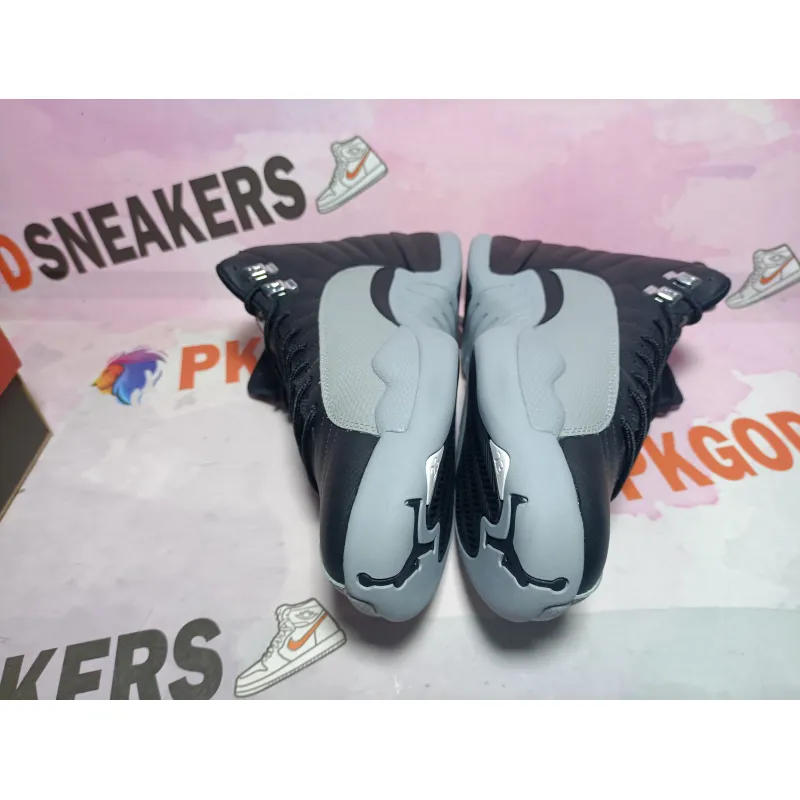 PKGoden Air Jordan 12 Retro Black and wolf Grey CT8013-010 