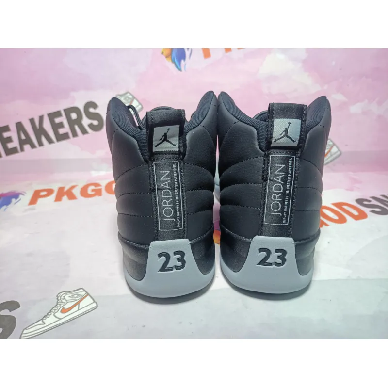 PKGoden Air Jordan 12 Retro Black and wolf Grey CT8013-010 