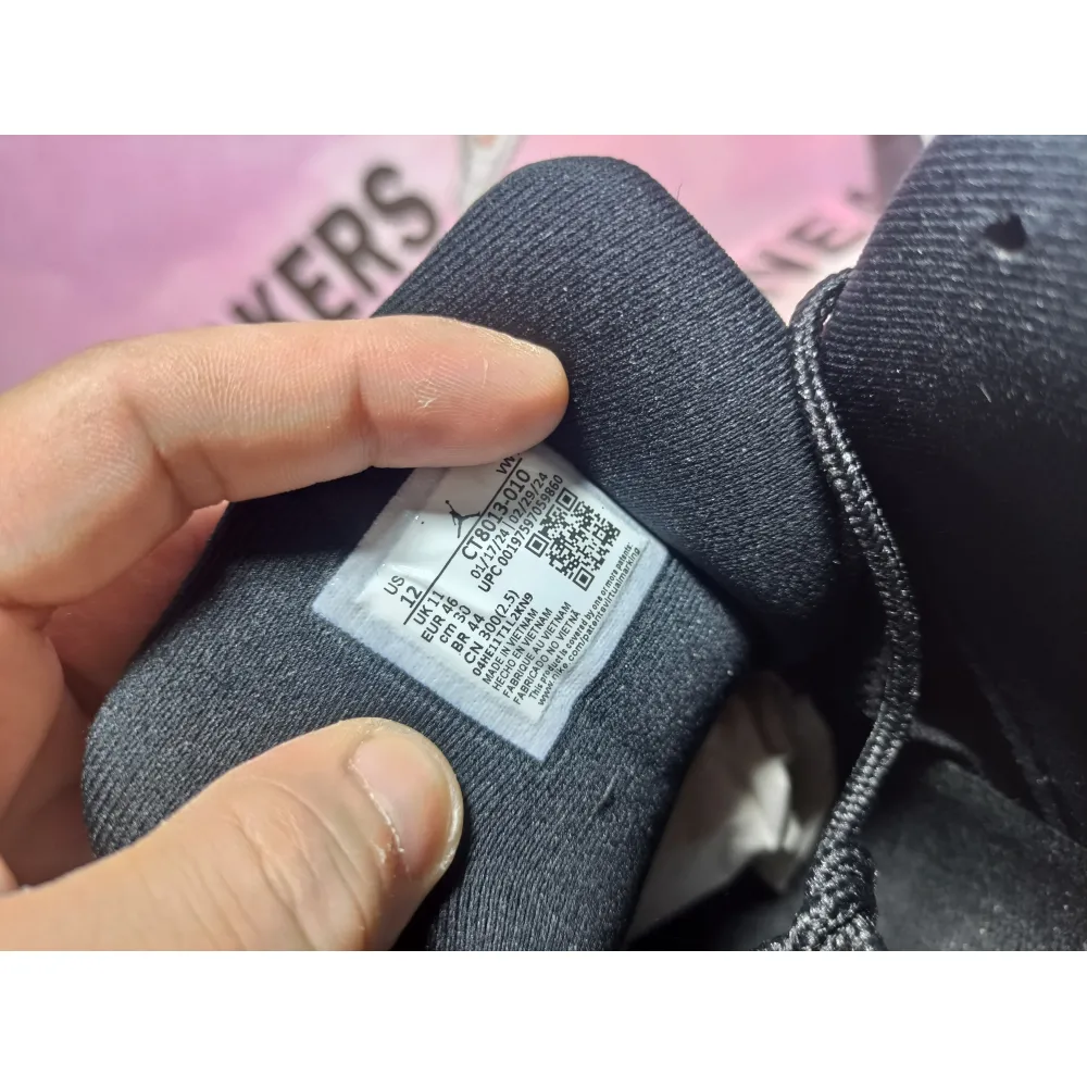 PKGoden Air Jordan 12 Retro Black and wolf Grey CT8013-010 