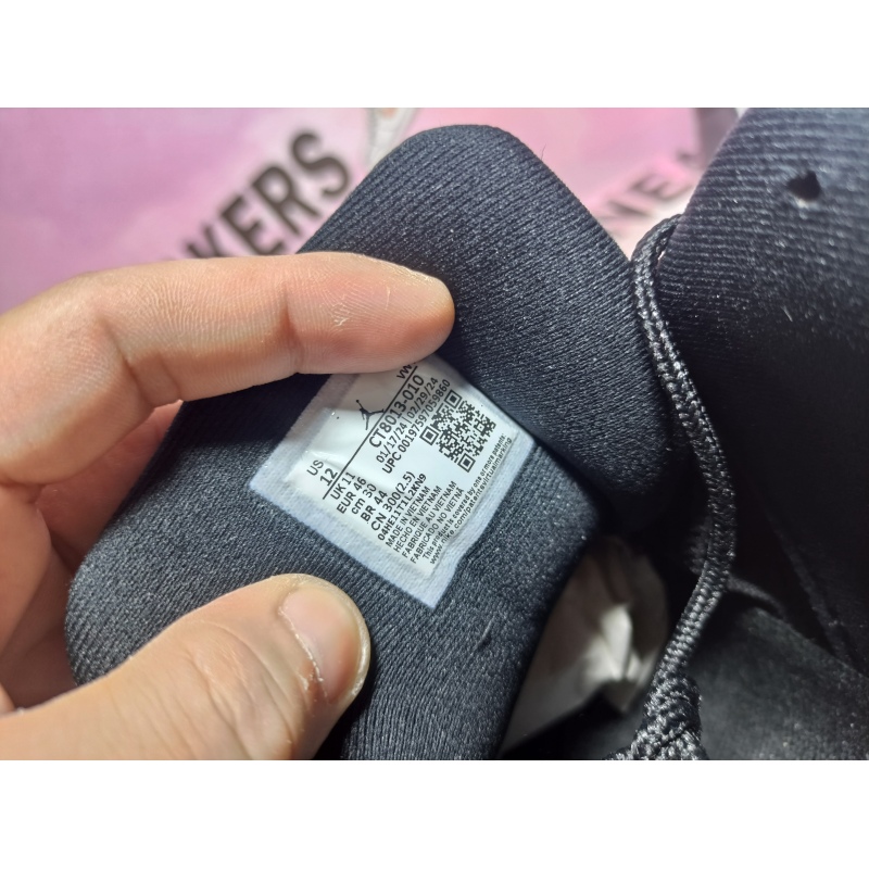 PKGoden Air Jordan 12 Retro Black and wolf Grey CT8013-010 