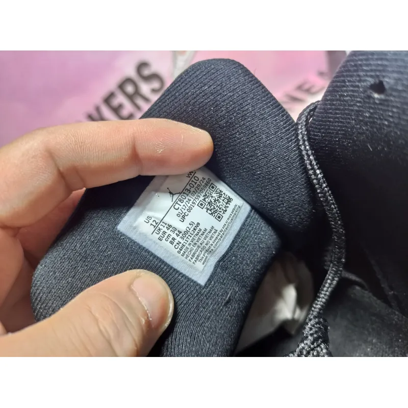 PKGoden Air Jordan 12 Retro Black and wolf Grey CT8013-010 