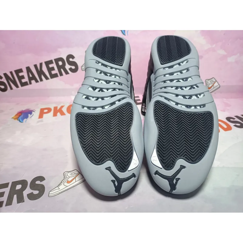 PKGoden Air Jordan 12 Retro Black and wolf Grey CT8013-010 