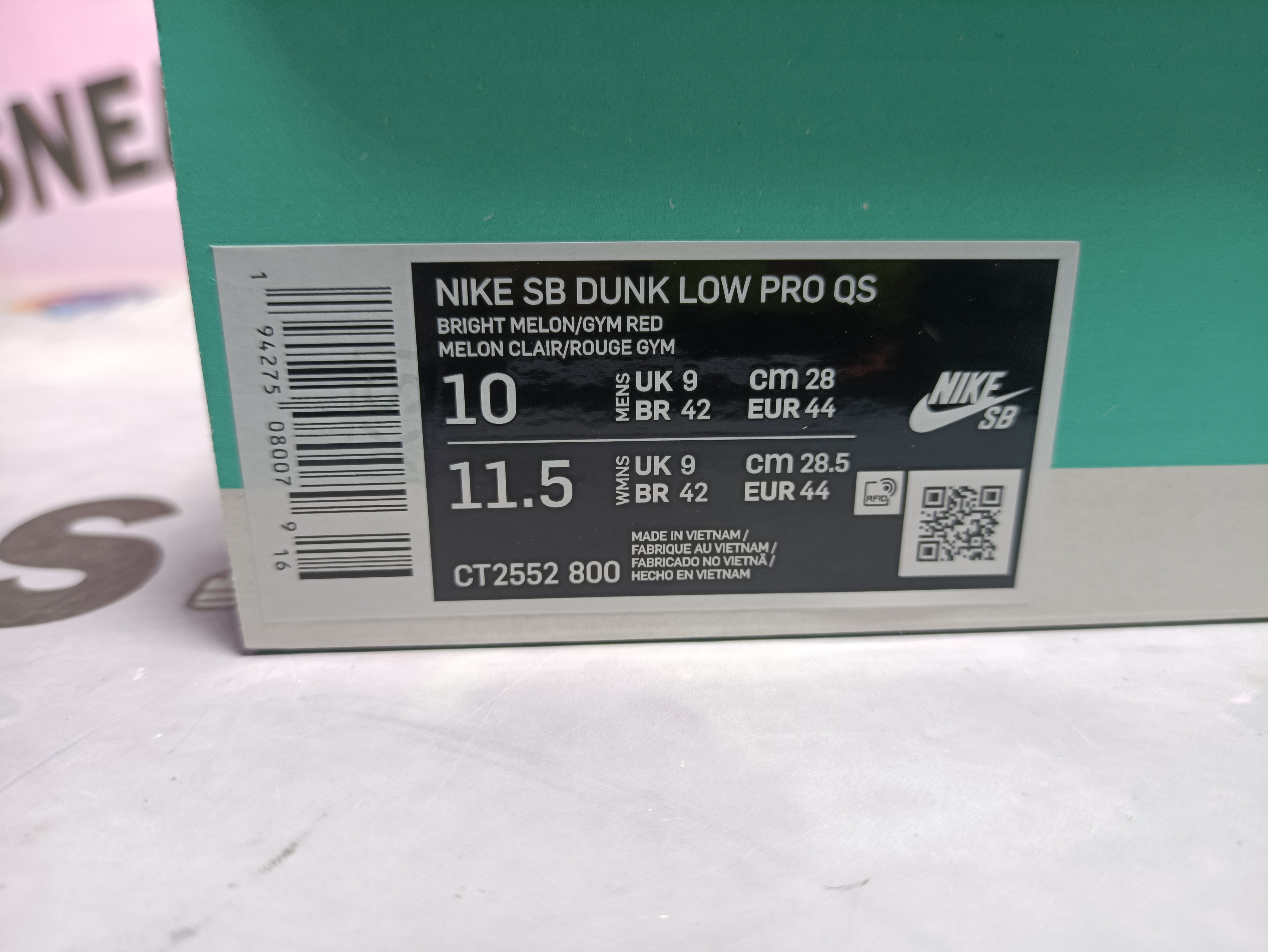 PKGoden SB Dunk Low StrangeLove Skateboards (Regular Box) CT2552-800