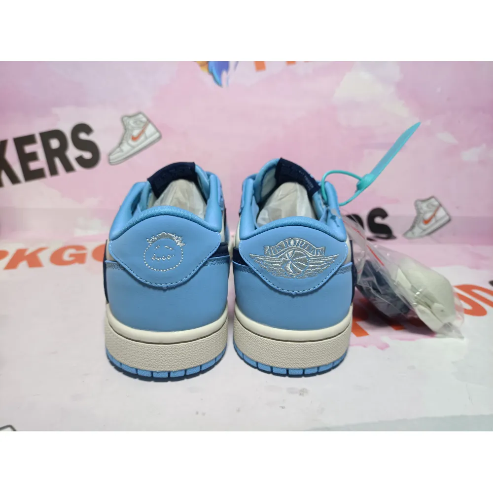 Travis Scott x Air Jordan 1 Low Blue DM7688-400 