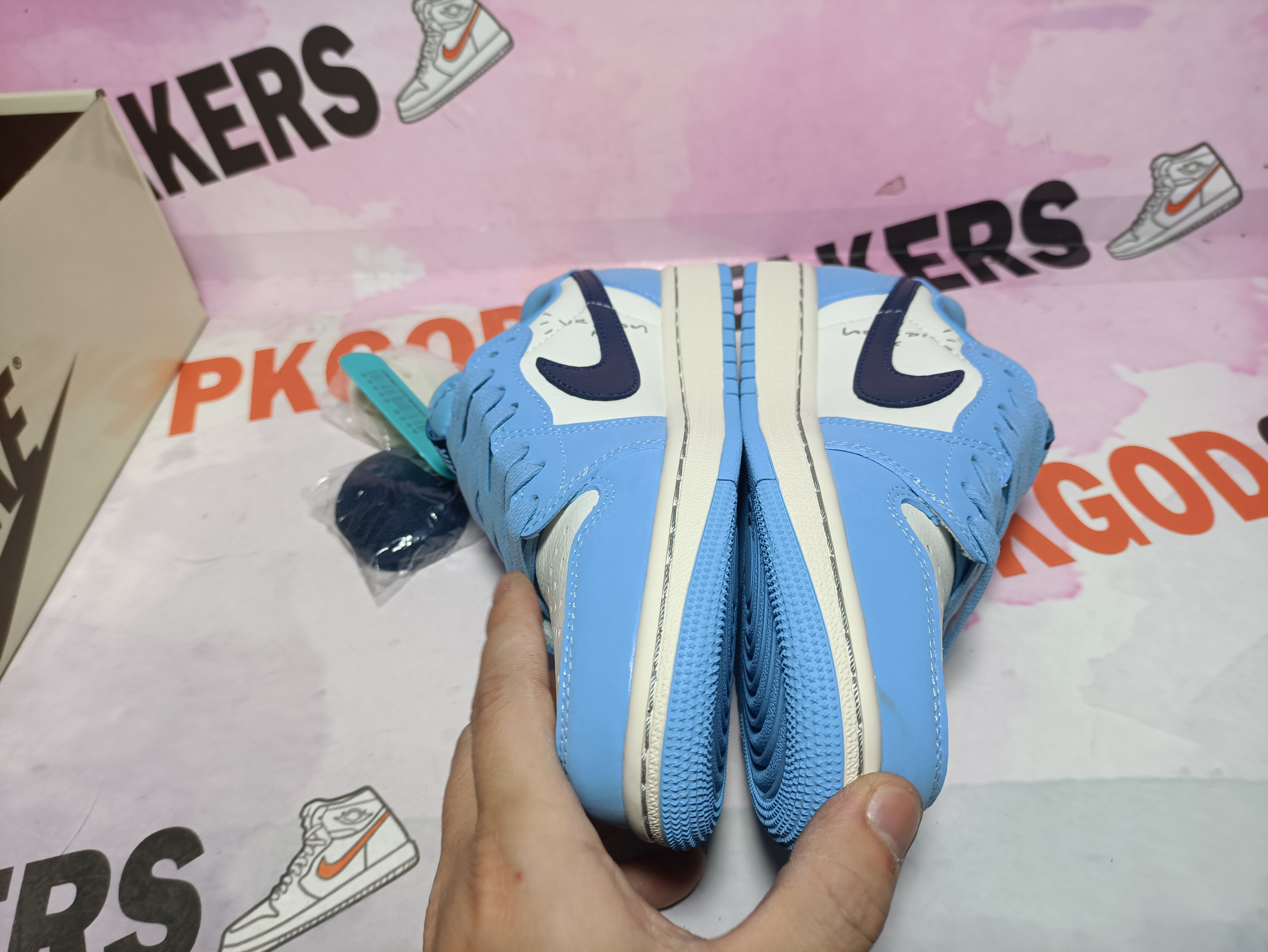 Travis Scott x Air Jordan 1 Low Blue DM7688-400 