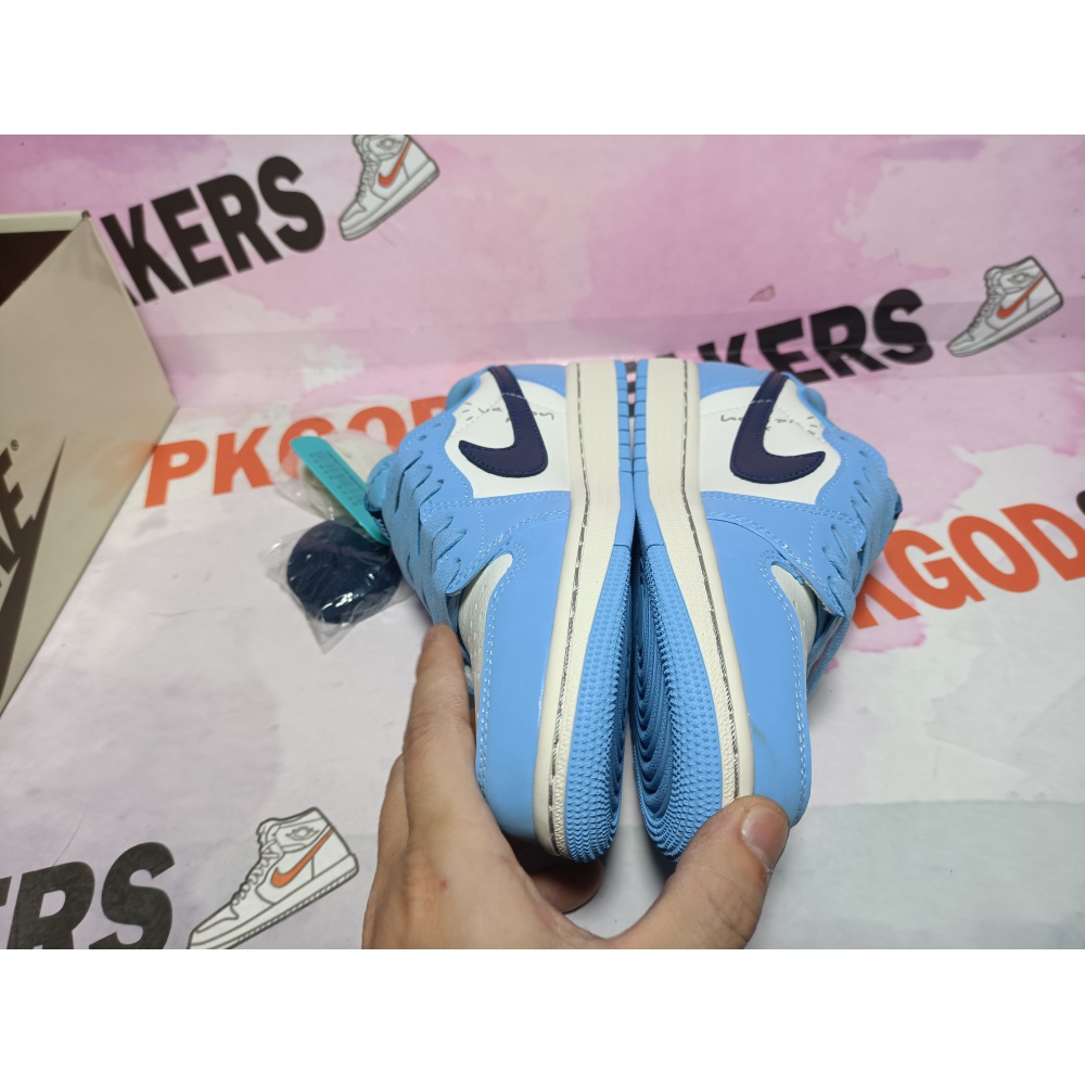 Travis Scott x Air Jordan 1 Low Blue DM7688-400 