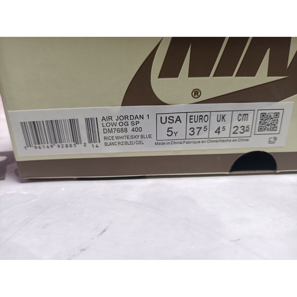 Travis Scott x Air Jordan 1 Low Blue DM7688-400 