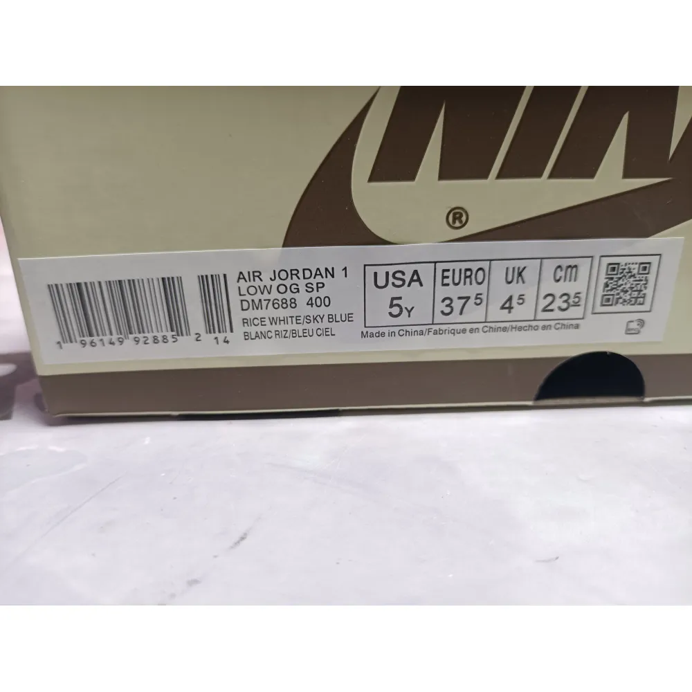Travis Scott x Air Jordan 1 Low Blue DM7688-400 