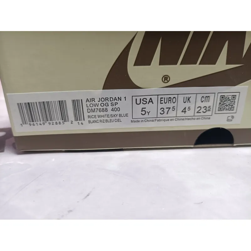Travis Scott x Air Jordan 1 Low Blue DM7688-400 