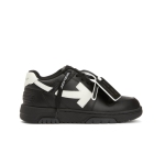 OFF-WHITE Out Of Office OOO Low Tops Black White