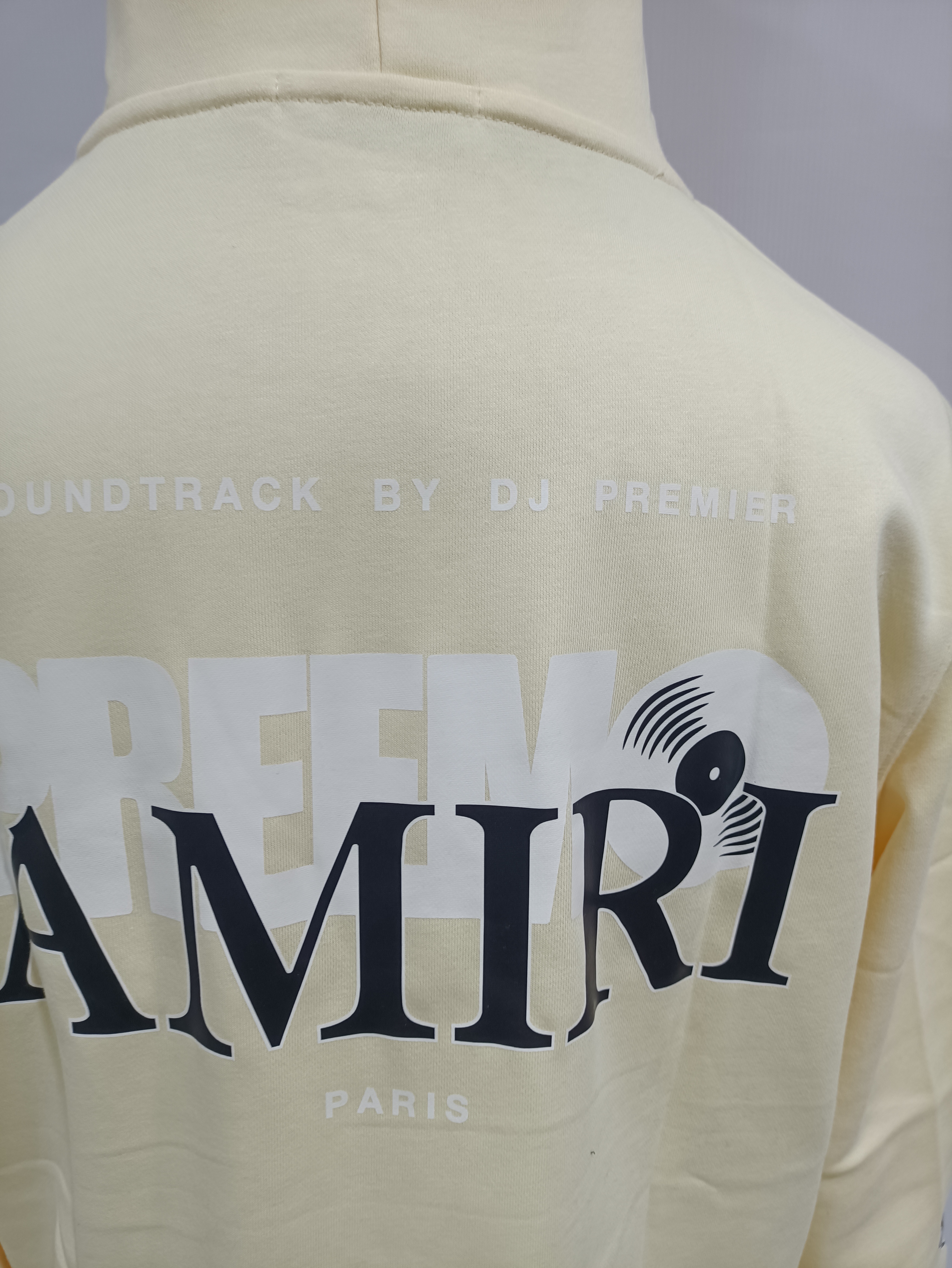 PKGoden Amiri Hoodie Grey and off white, sytM123